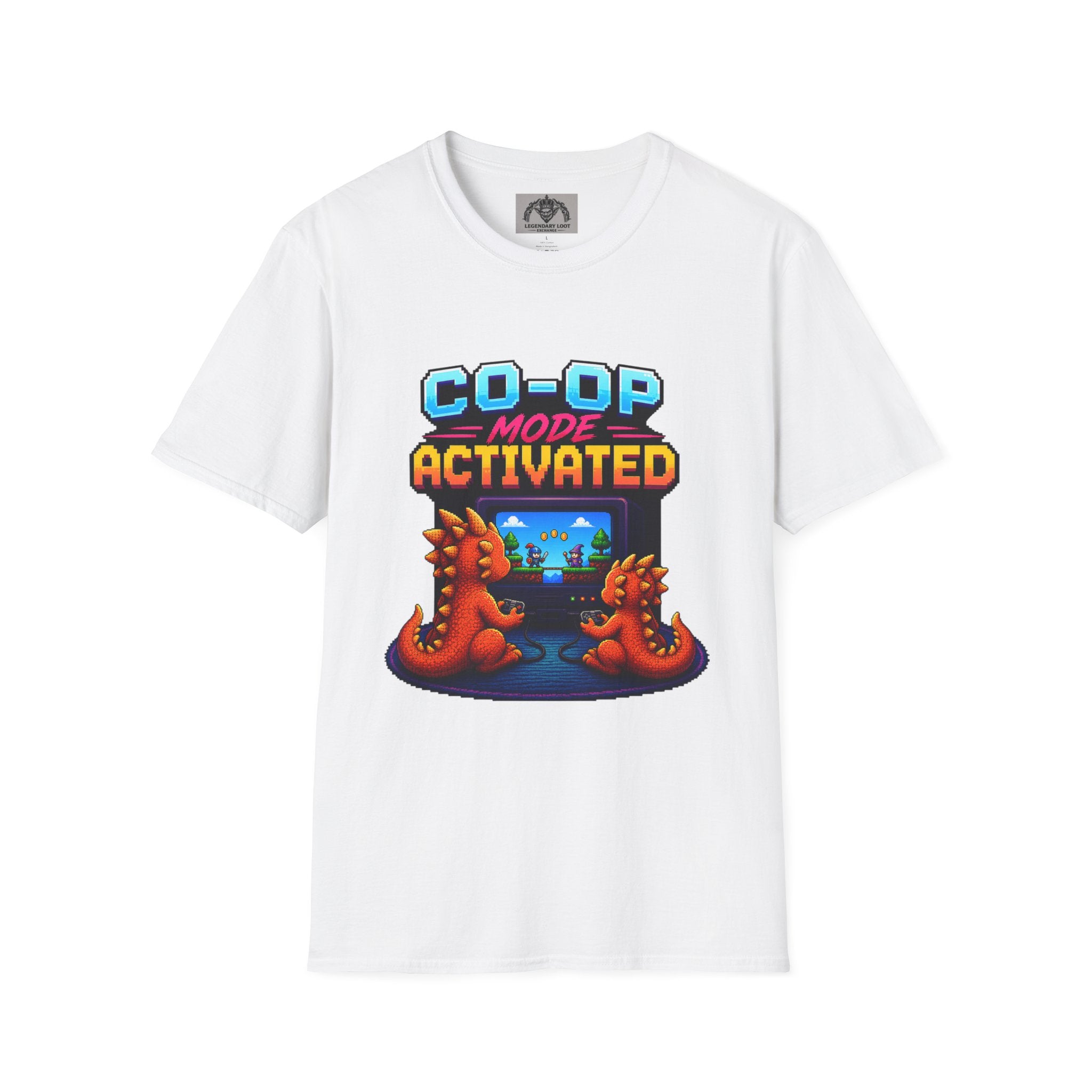 Co-Op Mode Activated Shirt | Gamer Dad Fathers Day Shirt | Retro Gaming Tee