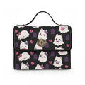 Kawaii Ghost Cats Waterproof Canvas Bag | Halloween Cat Pattern Tote