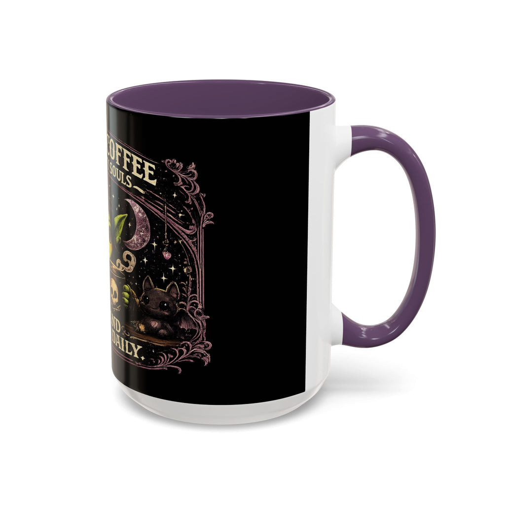 Like My Coffee Mug — "Like I Like My Souls: Dark and Consumed Daily" Goth Coffee Mug