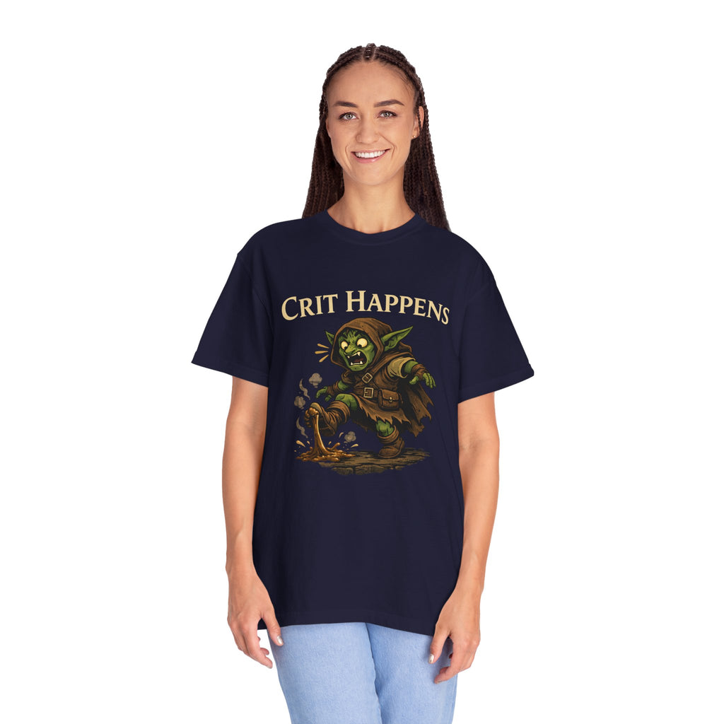 Crit Happens Goblin RPG T-Shirt