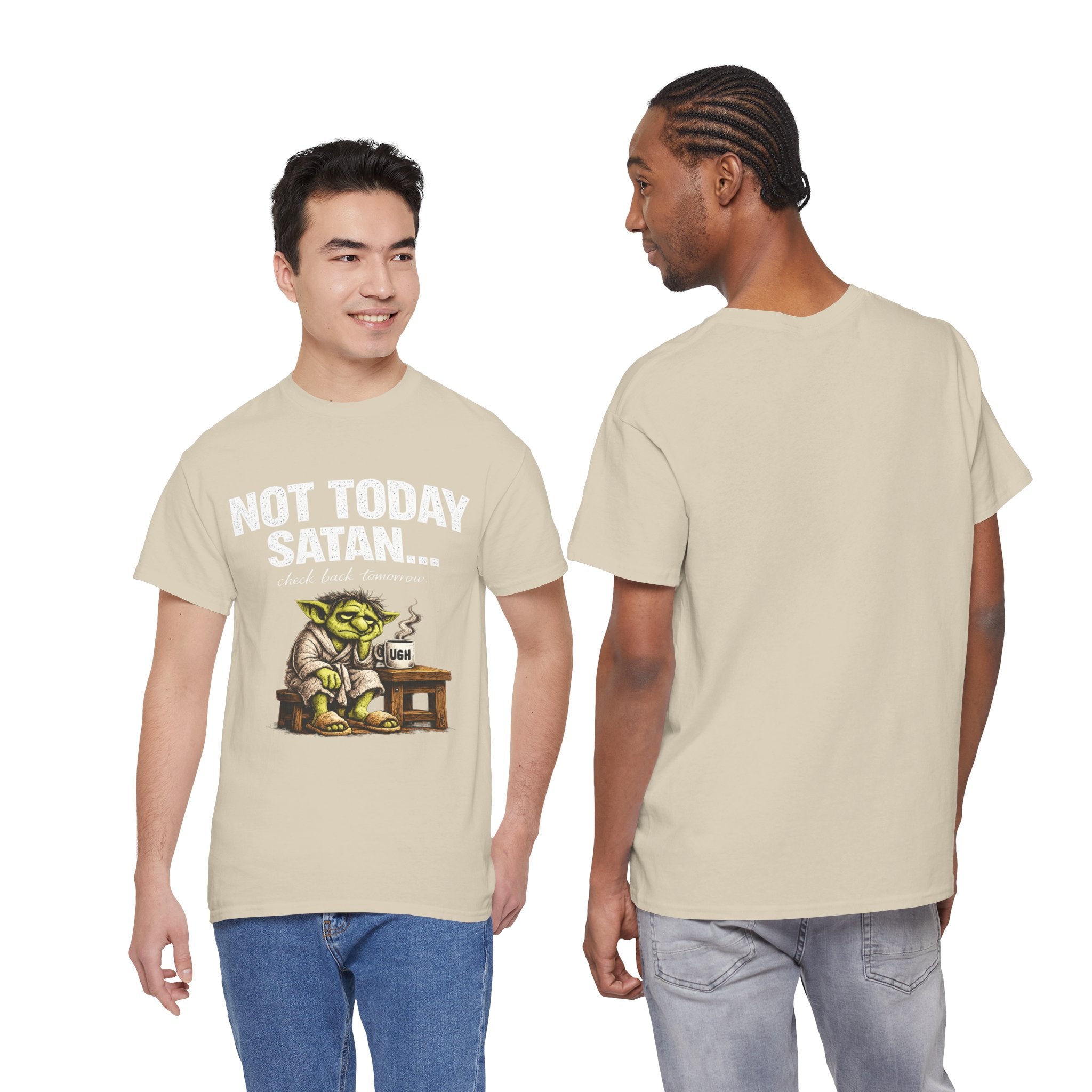 Not Today Satan Goblin Tee | Funny T-Shirt