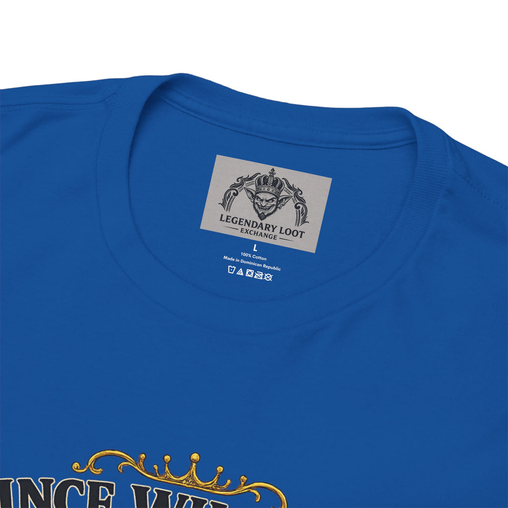 Cat T-Shirt — “Prince Williekins Is Not Impressed” Royal Cat Graphic Tee