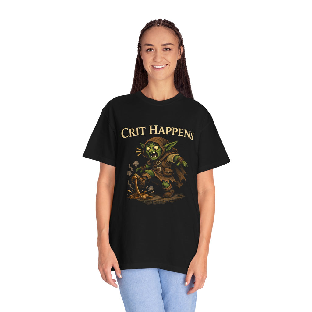 Crit Happens Goblin RPG T-Shirt