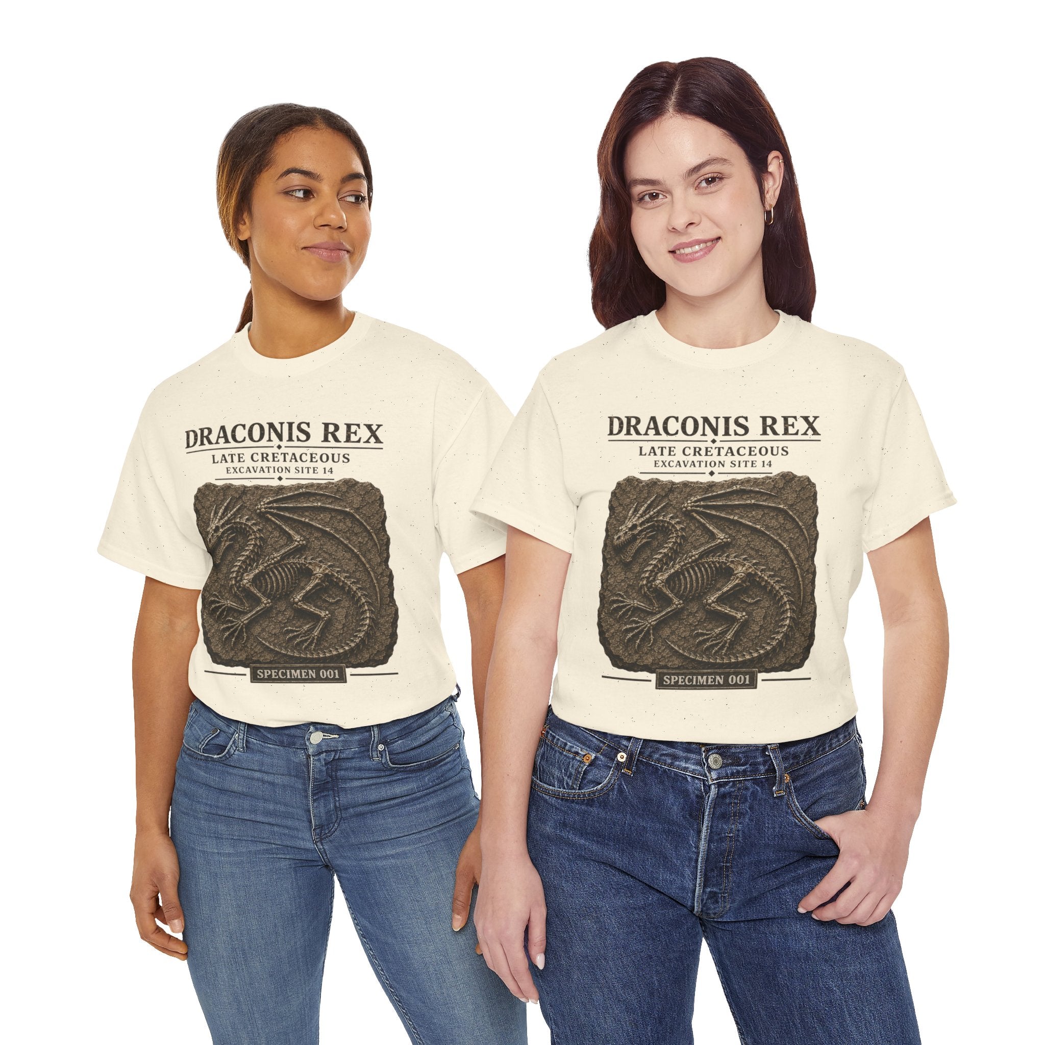 Draconis Rex Fossil T‑Shirt — Mythological Preservation Society Tee