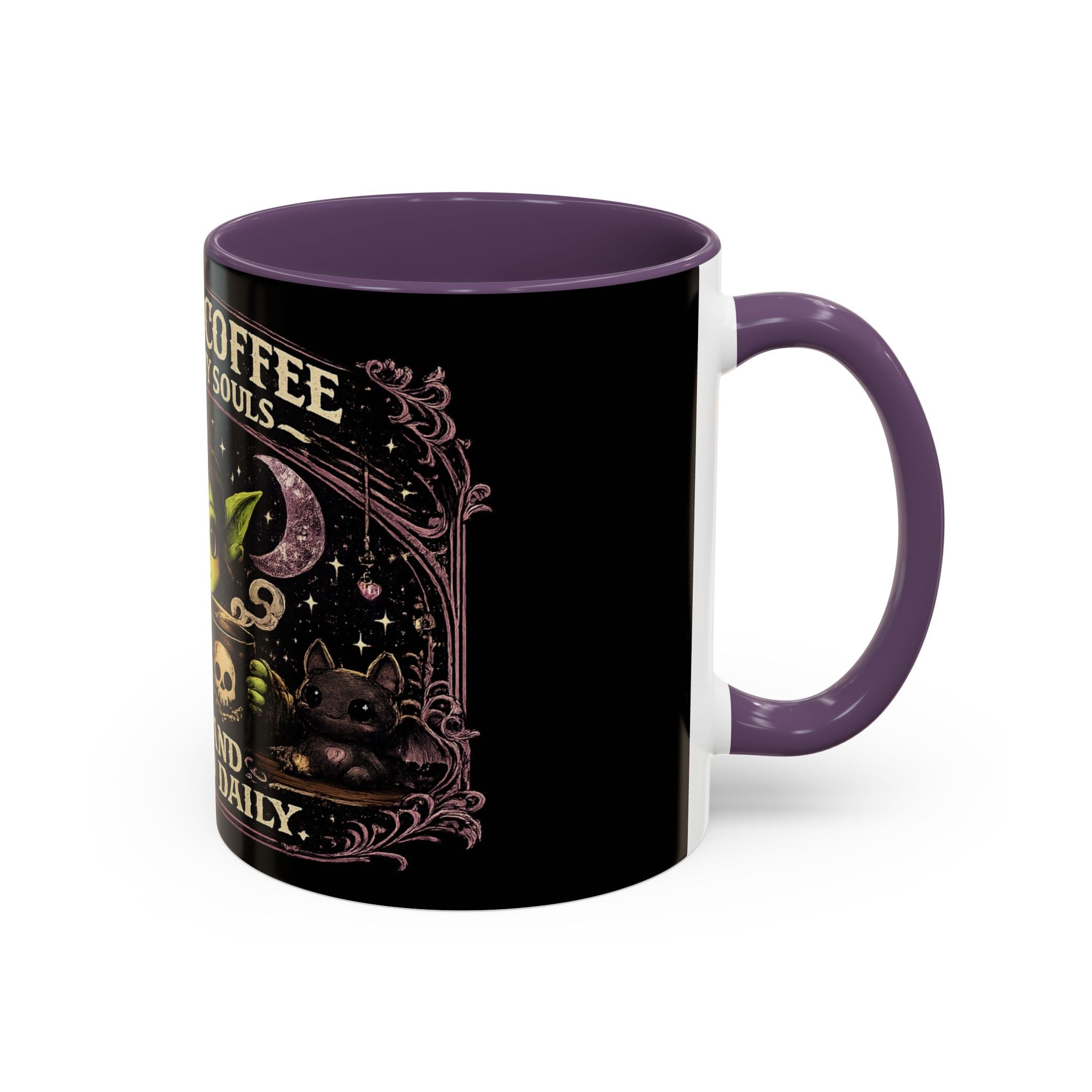 Like My Coffee Mug — "Like I Like My Souls: Dark and Consumed Daily" Goth Coffee Mug