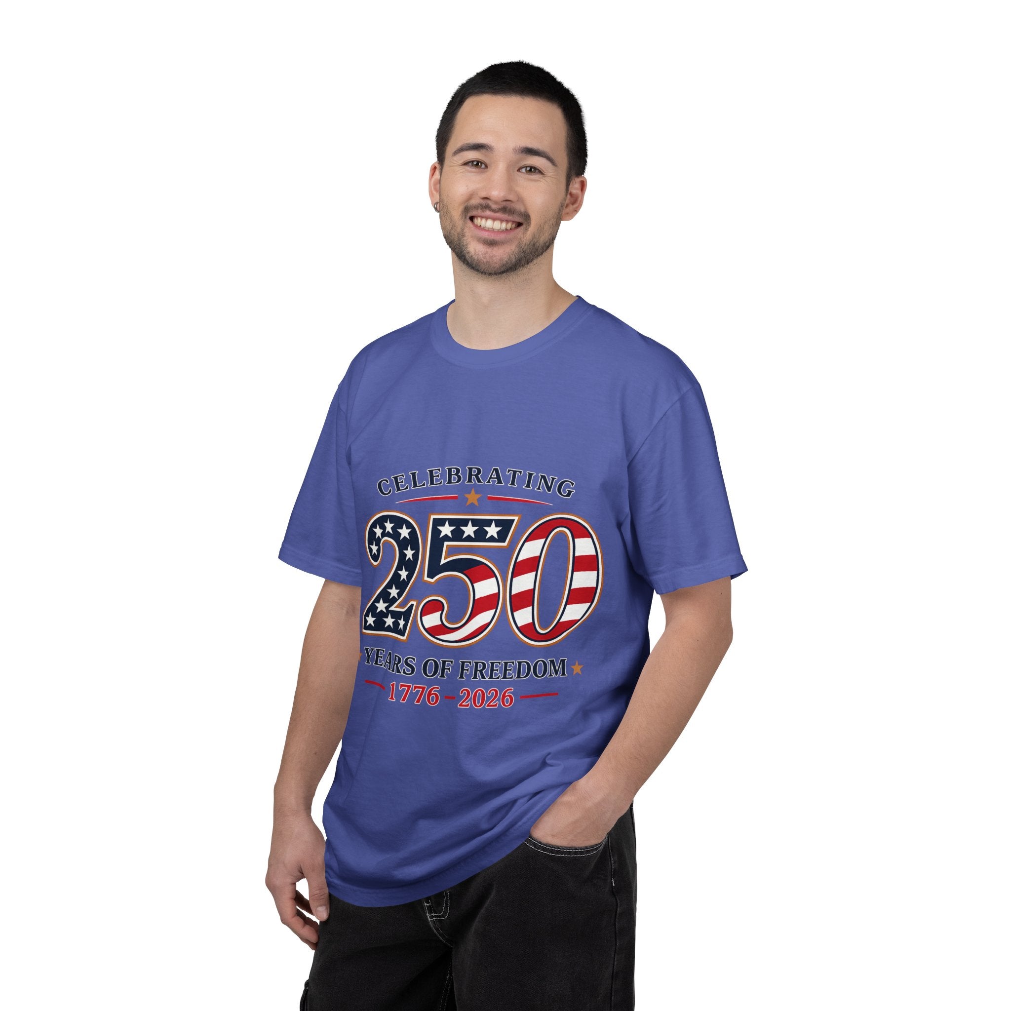 250 Years of Freedom 1776-2026 T-shirt | American Flag Patriotic Tee