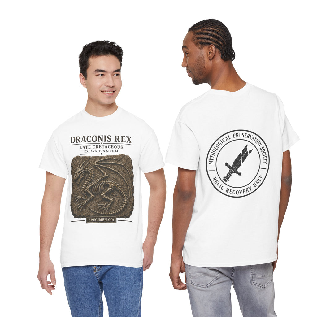 Draconis Rex Fossil T‑Shirt — Mythological Preservation Society Tee