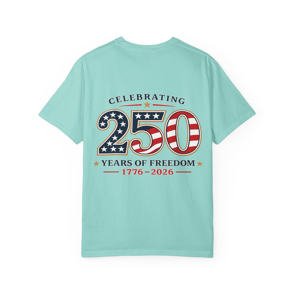 250 Years of Freedom 1776-2026 T-shirt | American Flag Patriotic Tee