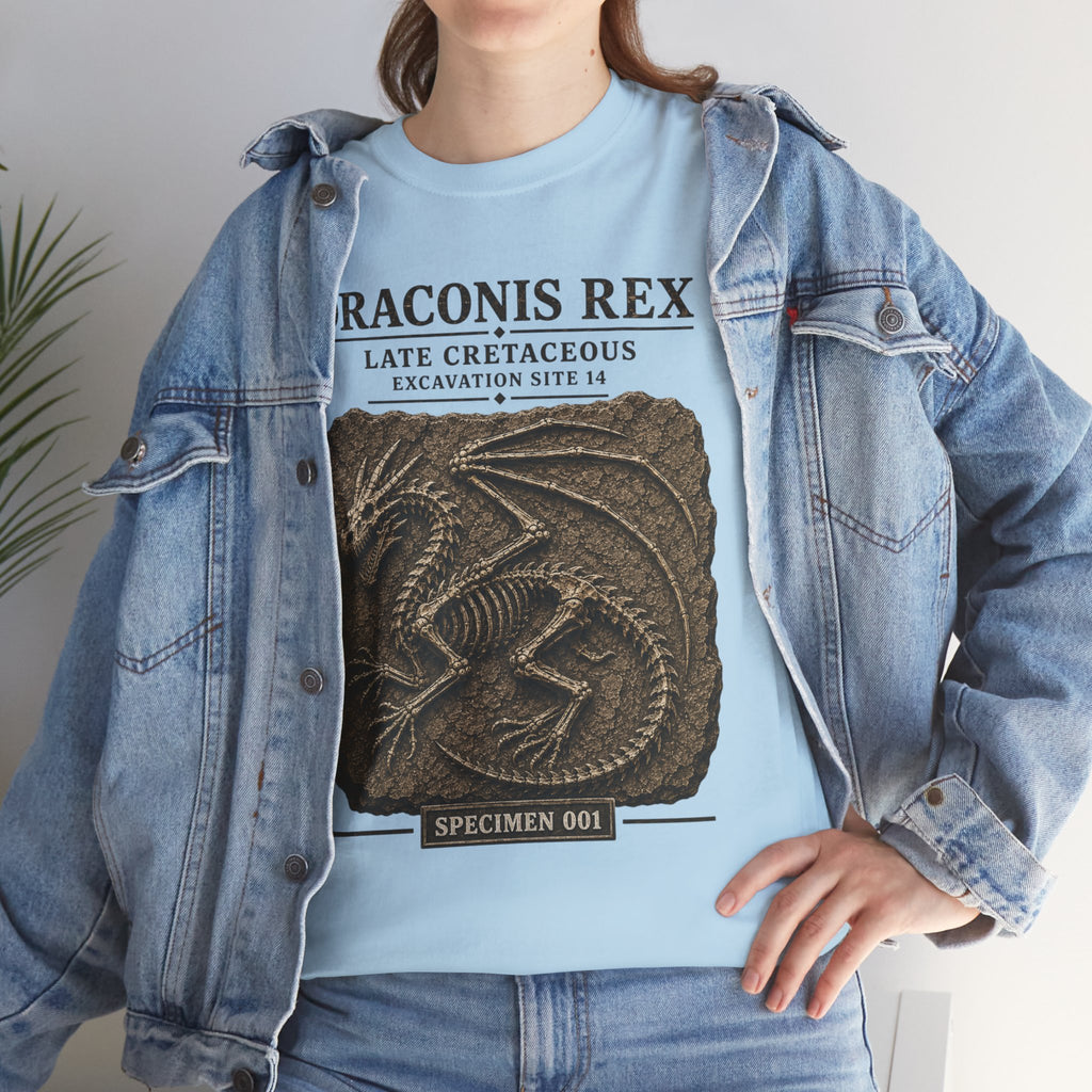 Draconis Rex Fossil T‑Shirt — Mythological Preservation Society Tee