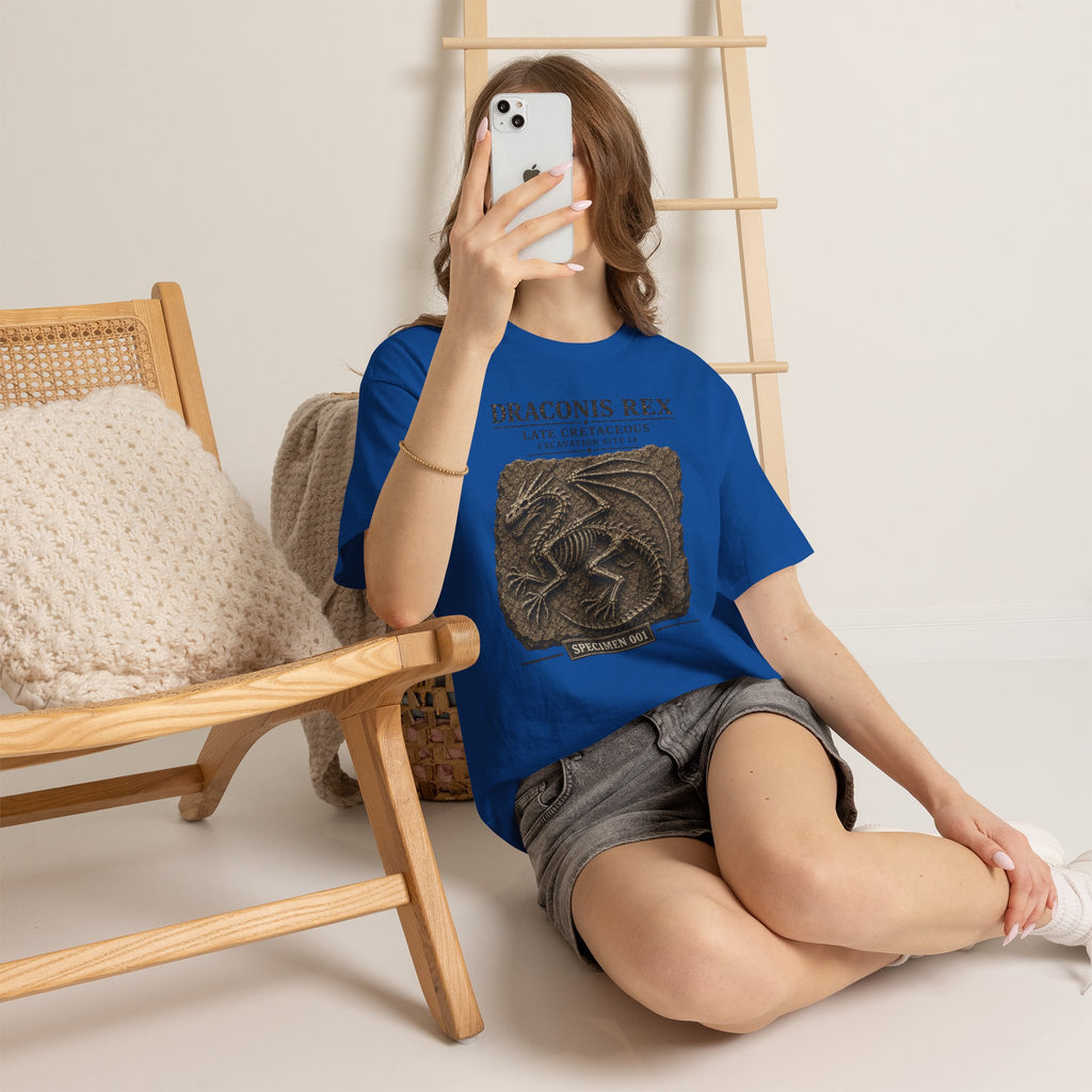 Draconis Rex Fossil T‑Shirt — Mythological Preservation Society Tee