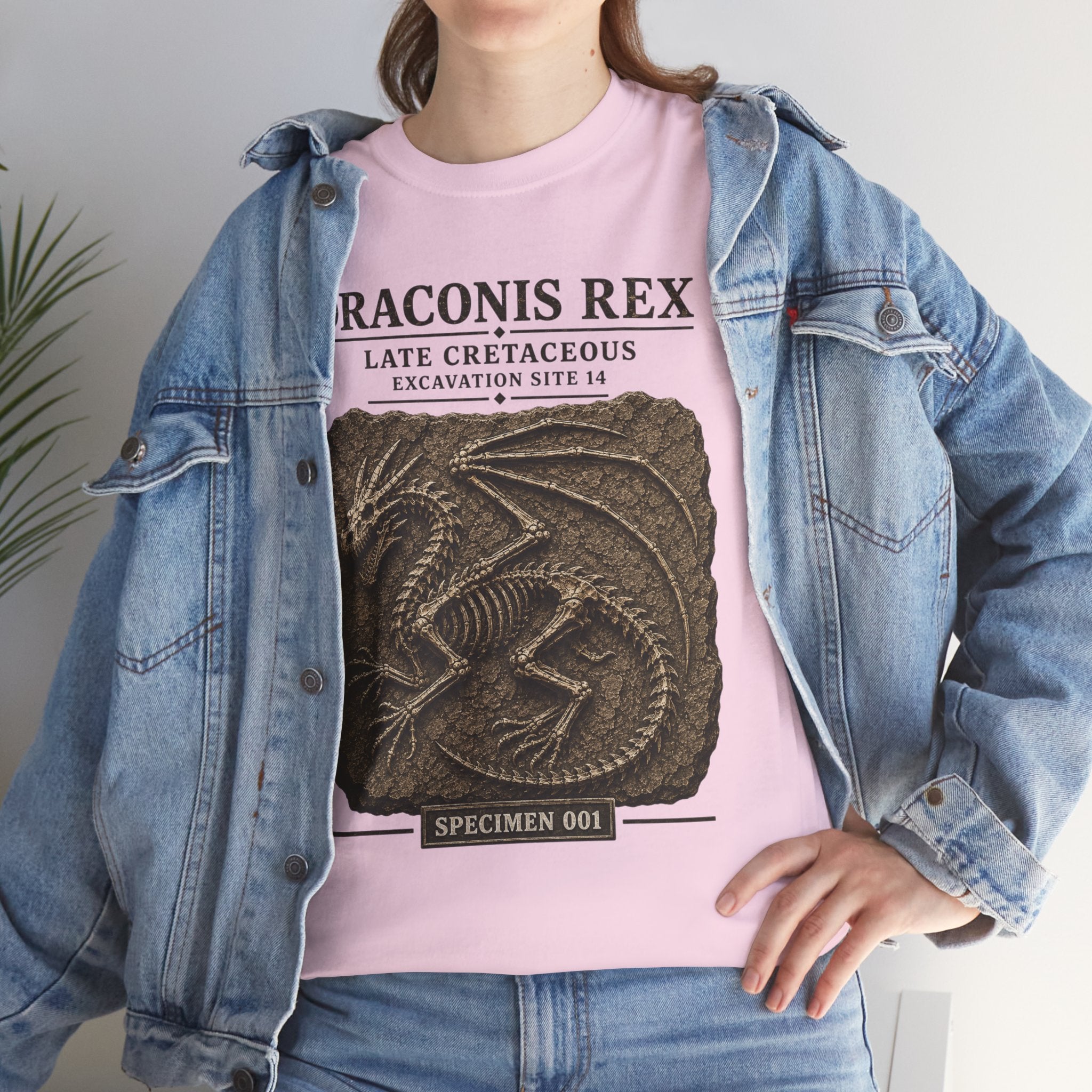 Draconis Rex Fossil T‑Shirt — Mythological Preservation Society Tee