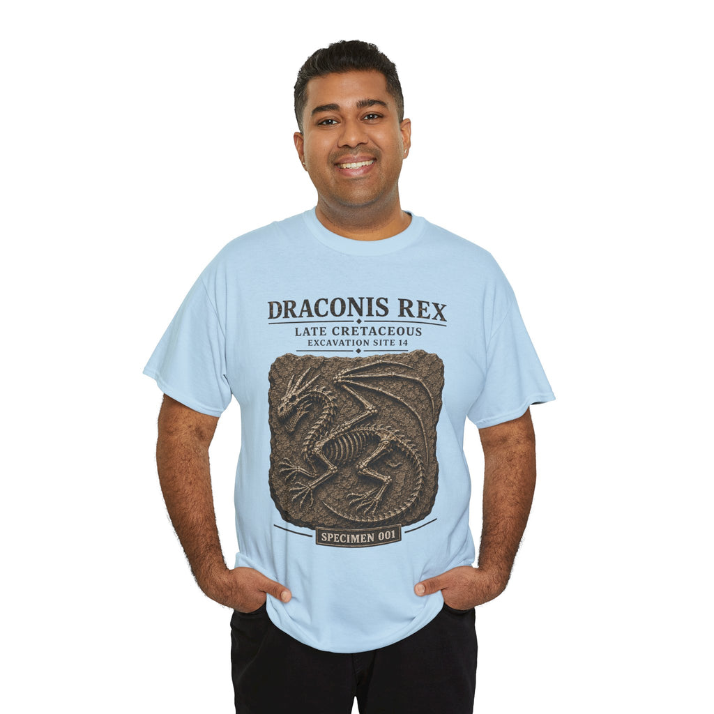 Draconis Rex Fossil T‑Shirt — Mythological Preservation Society Tee
