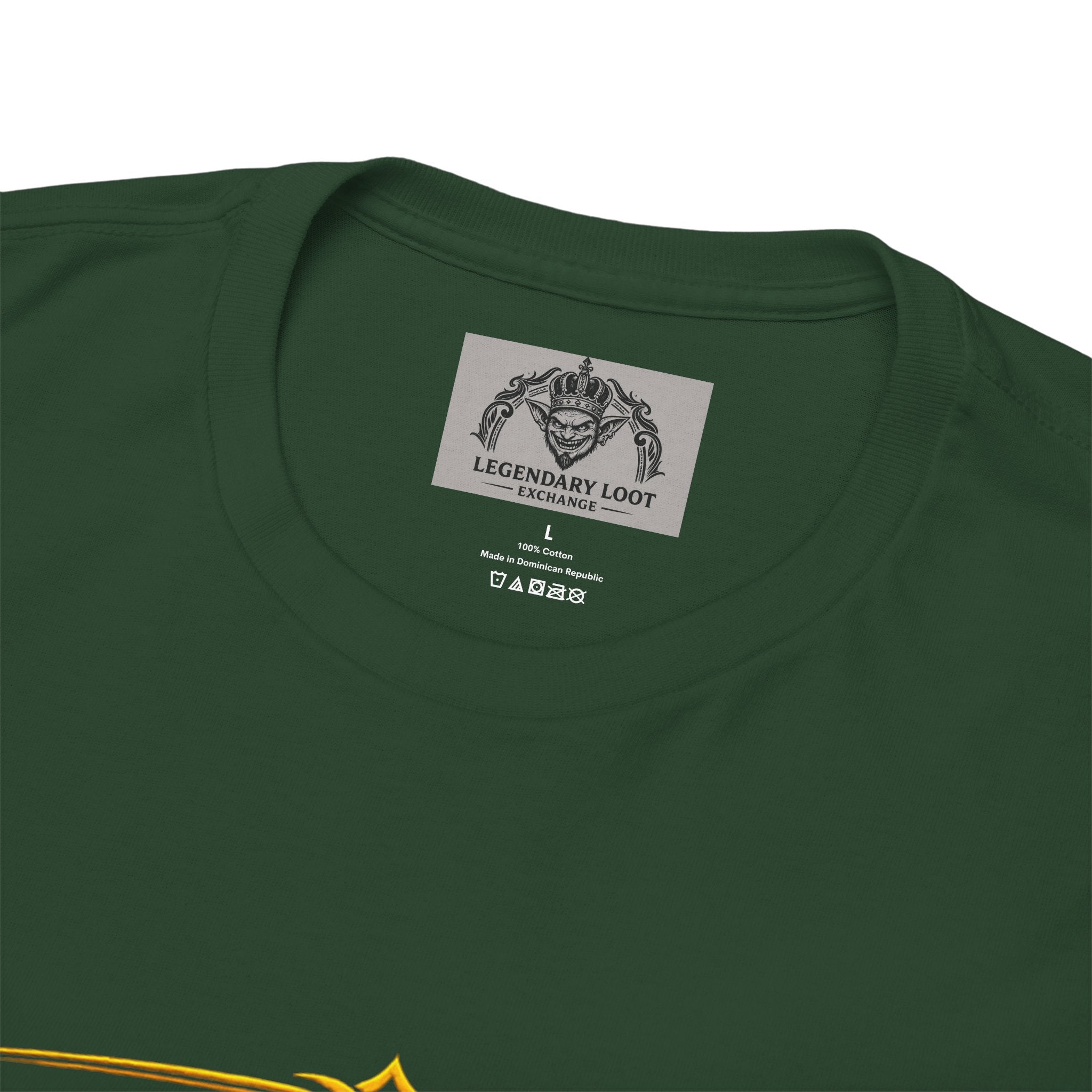 Critically Awesome Dad T‑Shirt – Gold D20 Gaming Father Tee (Father’s Day, Gamer Dad Gift)
