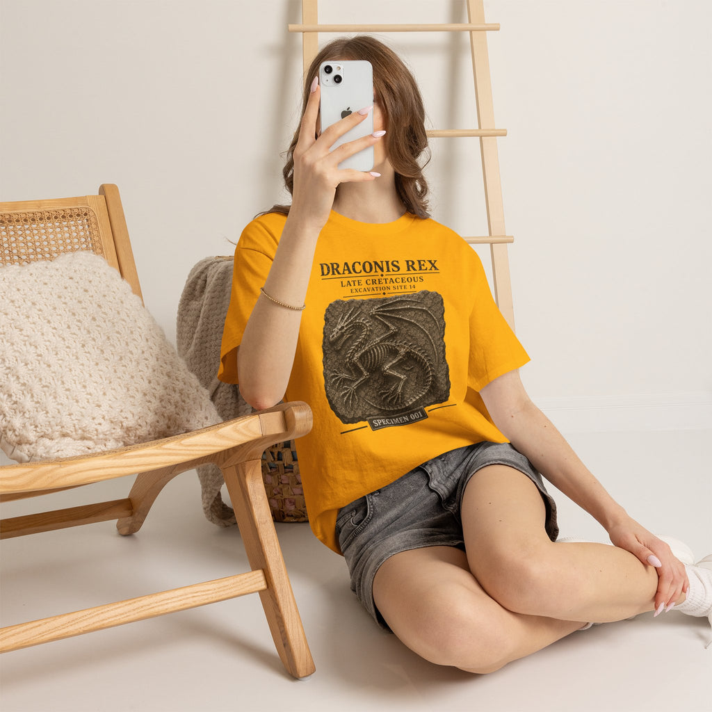 Draconis Rex Fossil T‑Shirt — Mythological Preservation Society Tee
