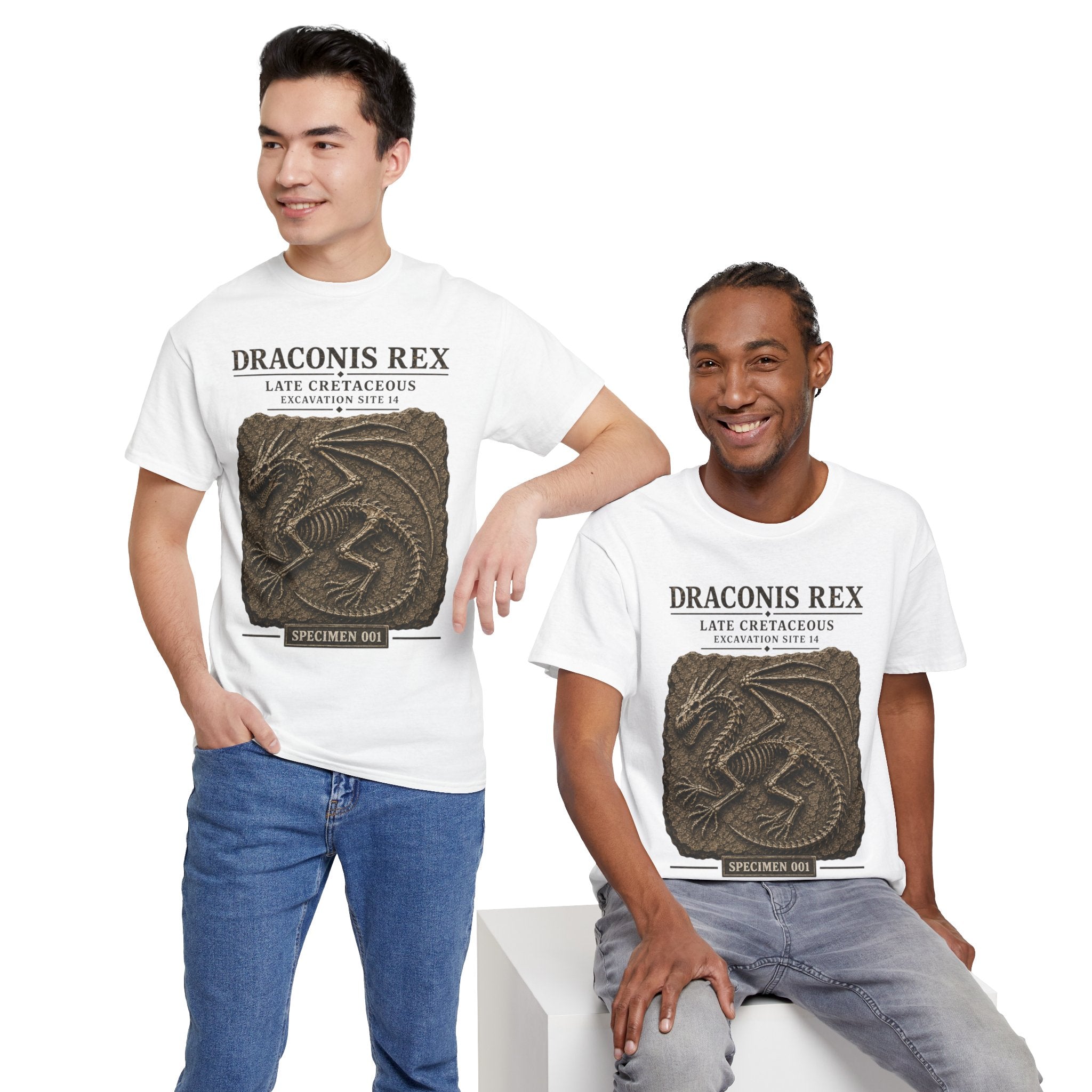 Draconis Rex Fossil T‑Shirt — Mythological Preservation Society Tee
