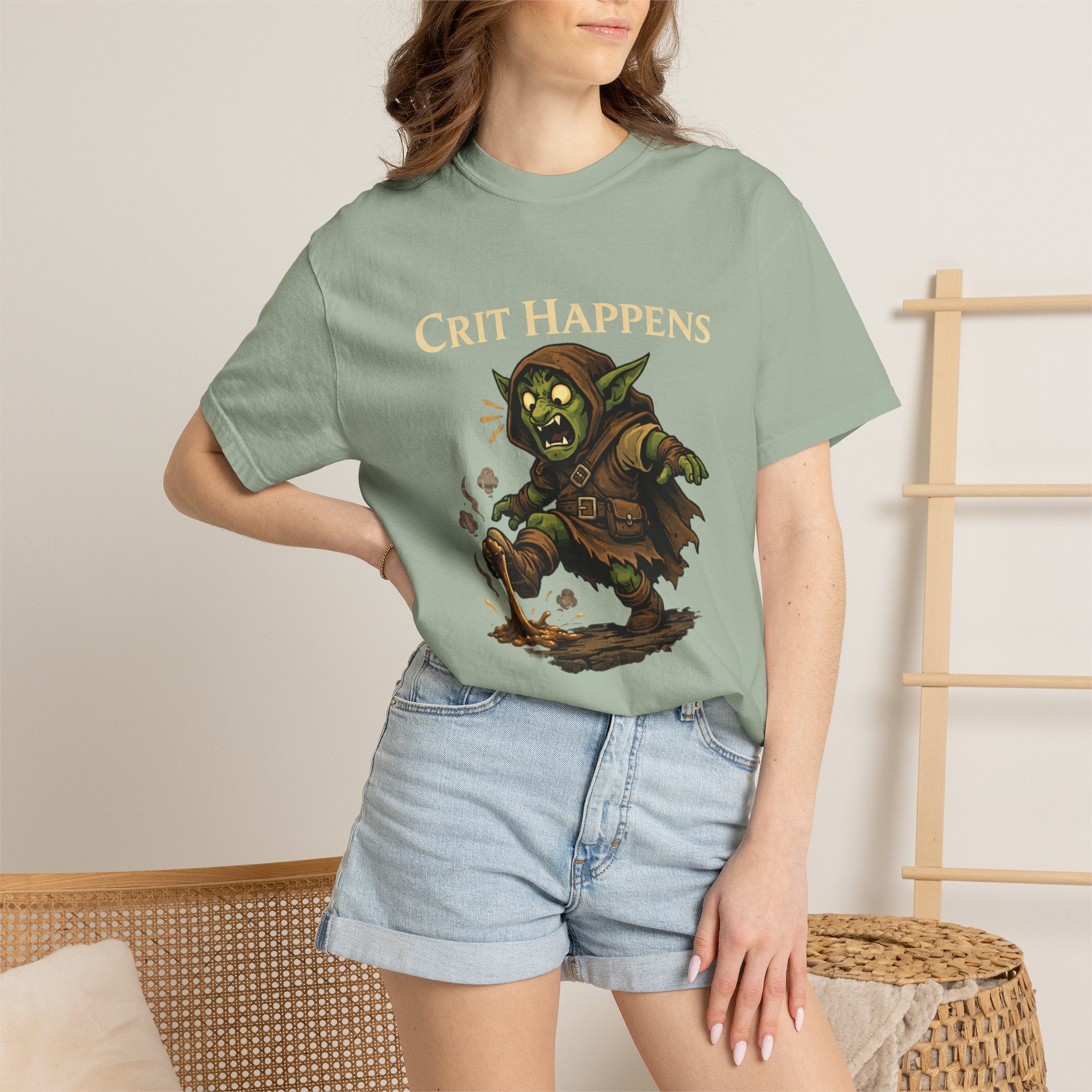 Crit Happens Goblin RPG T-Shirt
