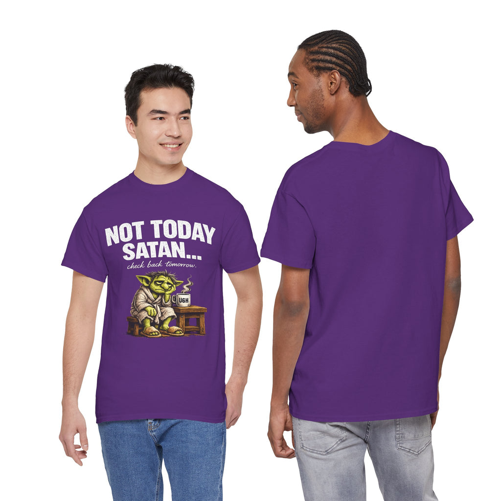Not Today Satan Goblin Tee | Funny T-Shirt