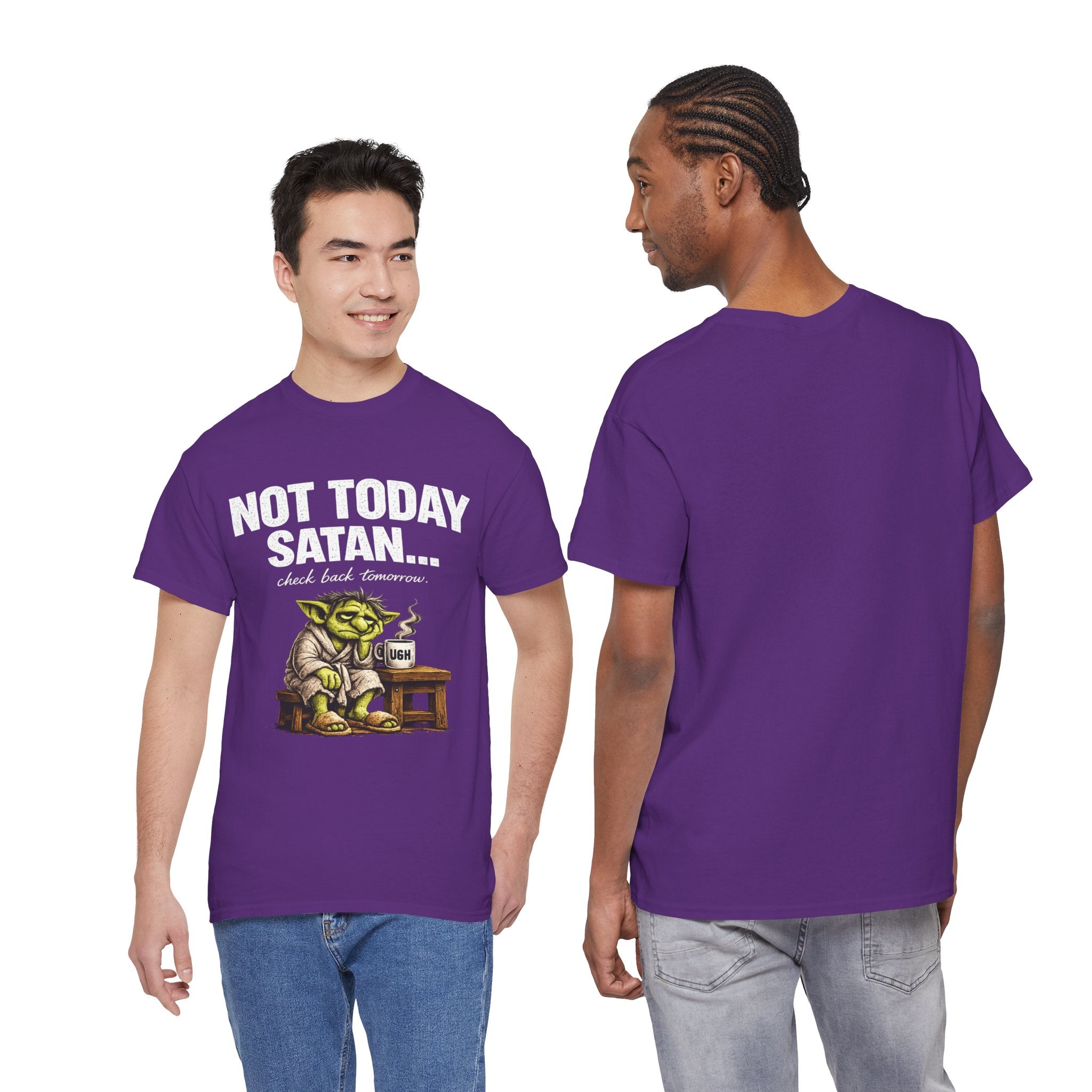 Not Today Satan Goblin Tee | Funny T-Shirt