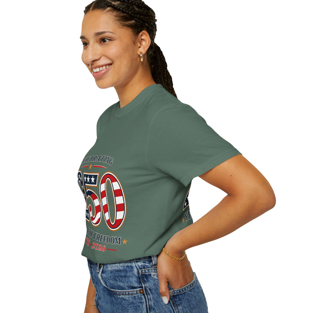 250 Years of Freedom 1776-2026 T-shirt | American Flag Patriotic Tee