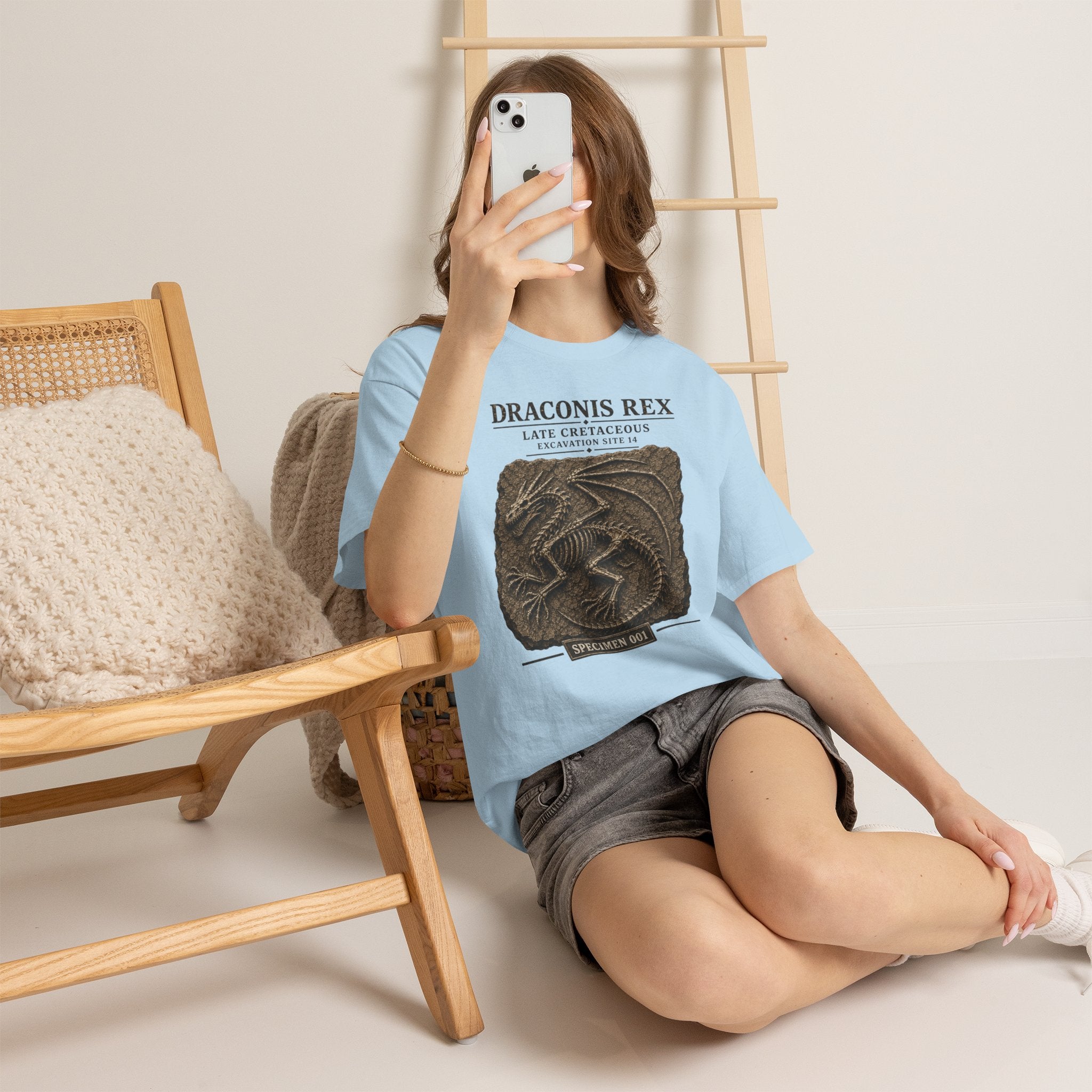 Draconis Rex Fossil T‑Shirt — Mythological Preservation Society Tee