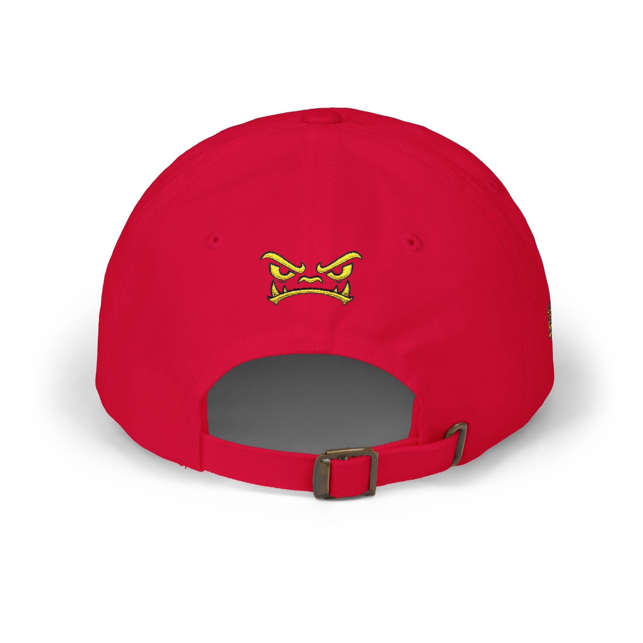 Golden Griffin Embroidered Cap | White Classic Dad Cap