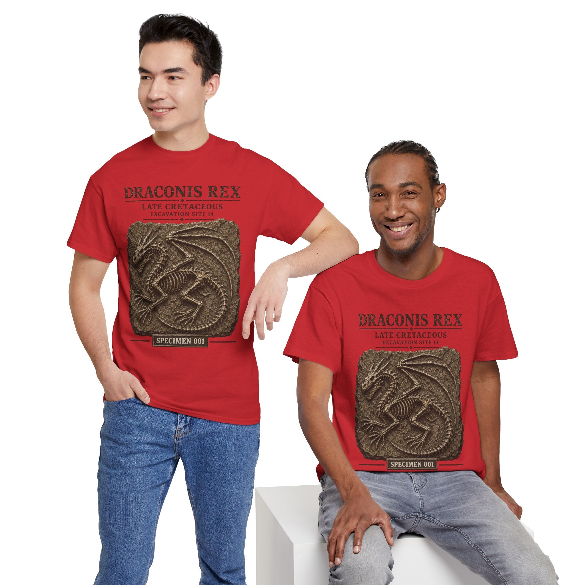 Draconis Rex Fossil T‑Shirt — Mythological Preservation Society Tee