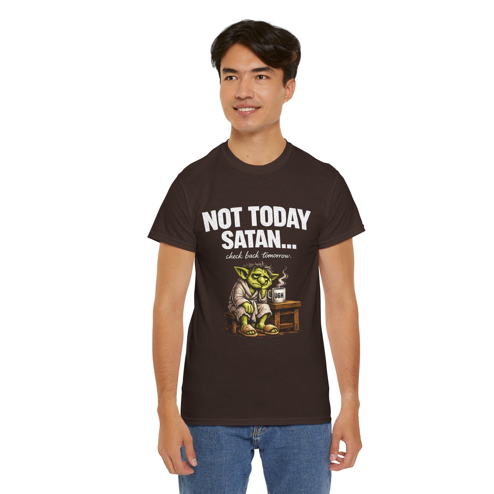 Not Today Satan Goblin Tee | Funny T-Shirt