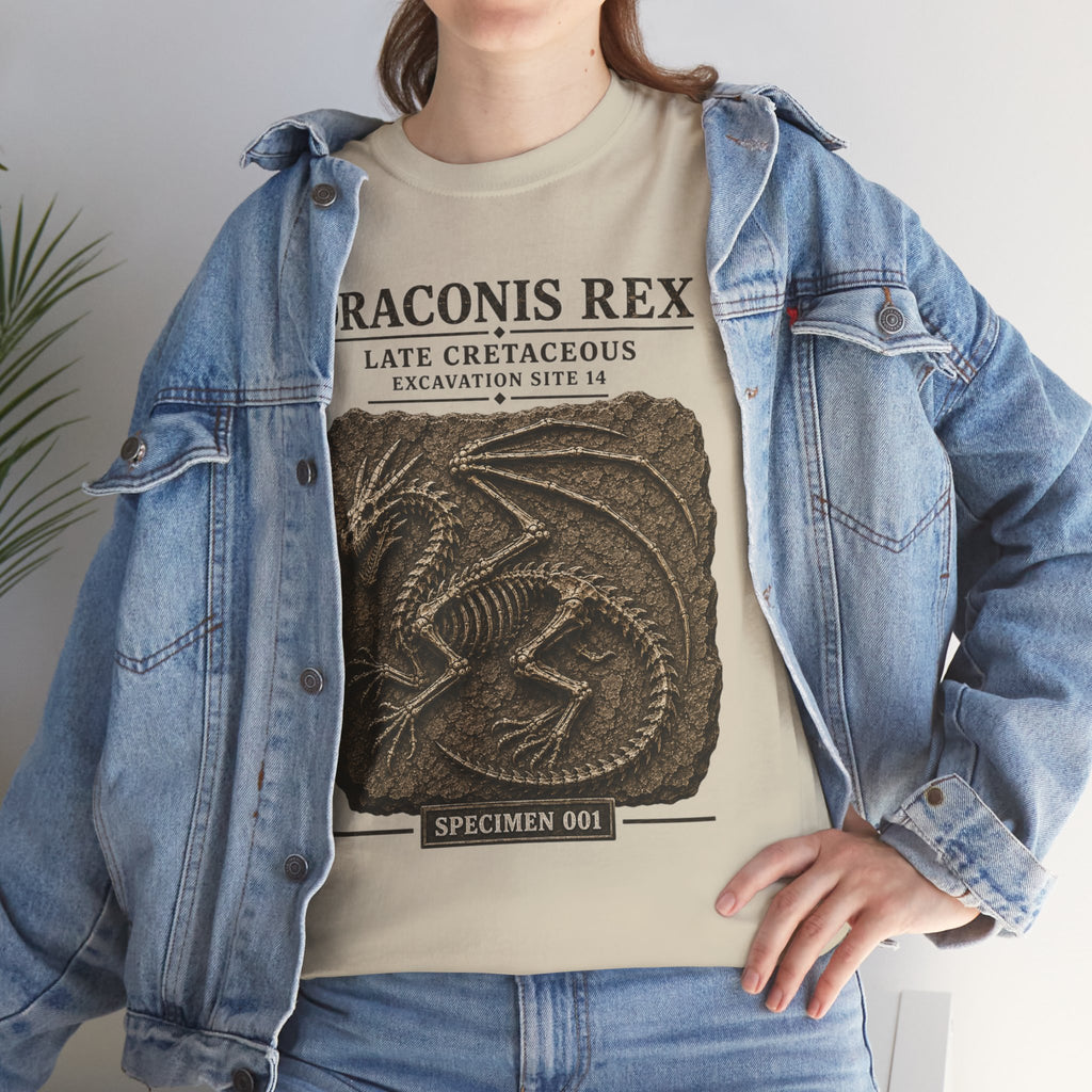 Draconis Rex Fossil T‑Shirt — Mythological Preservation Society Tee