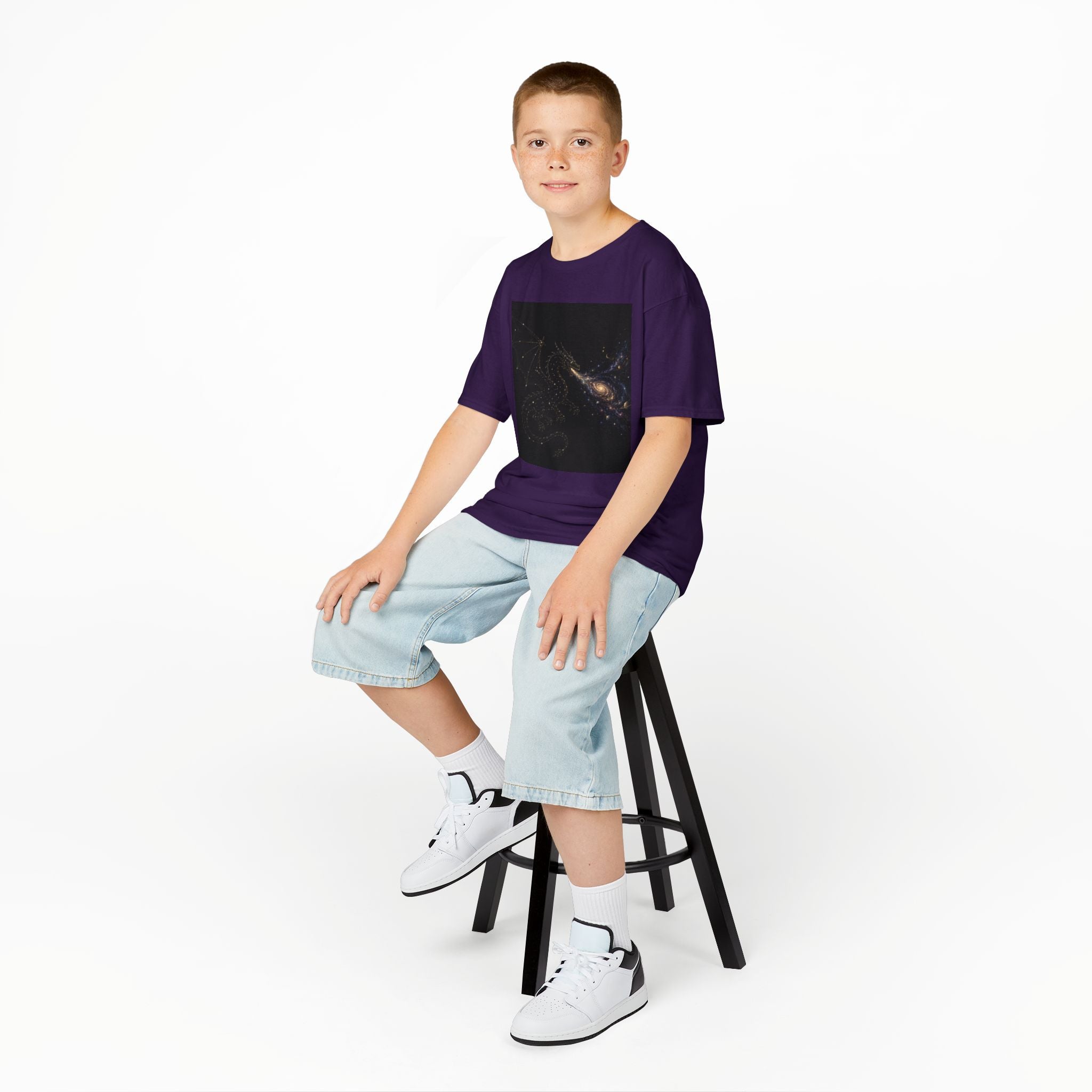 Galaxy Spiral Nebula Kids Tee | Space Stars Astronomy Design