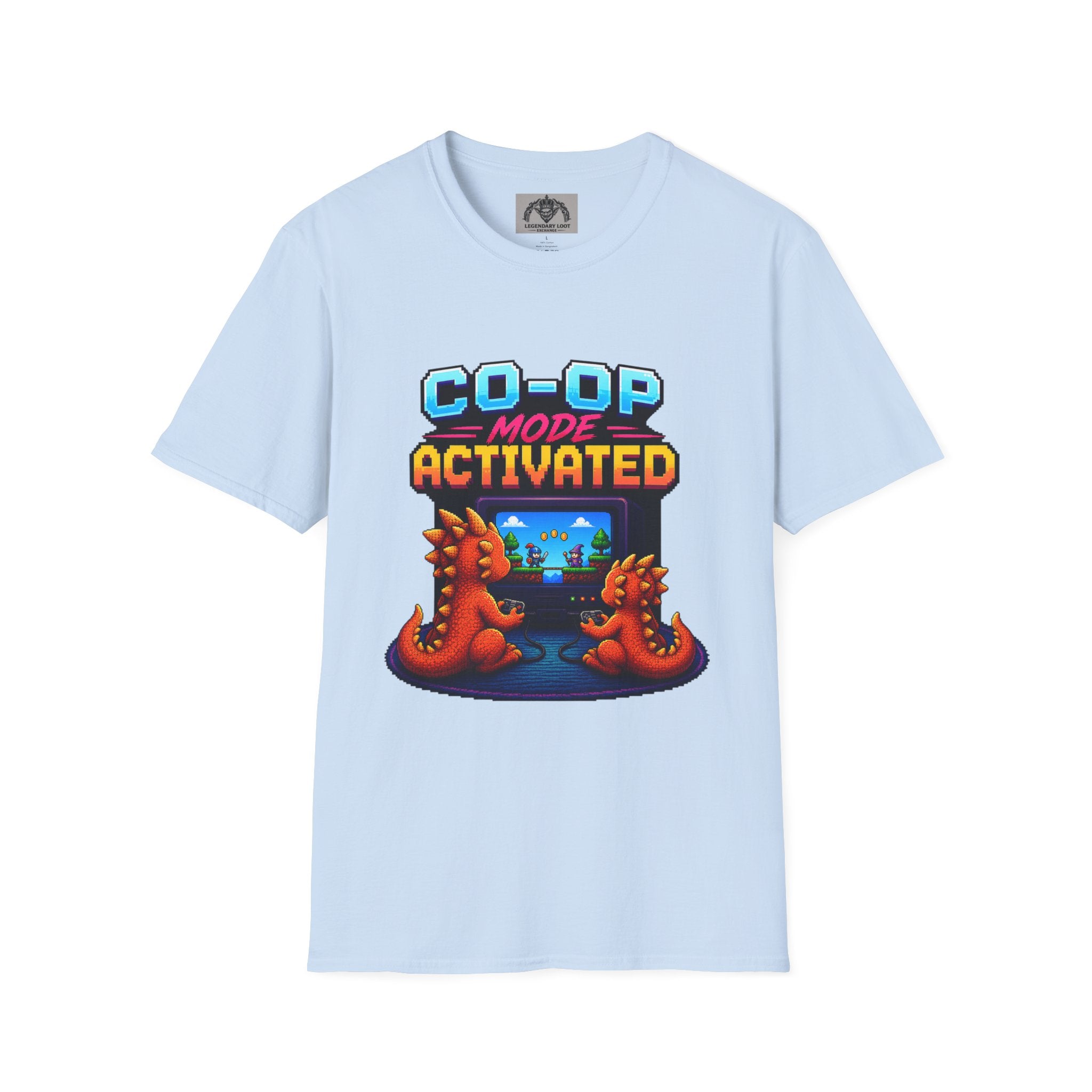 Co-Op Mode Activated Shirt | Gamer Dad Fathers Day Shirt | Retro Gaming Tee