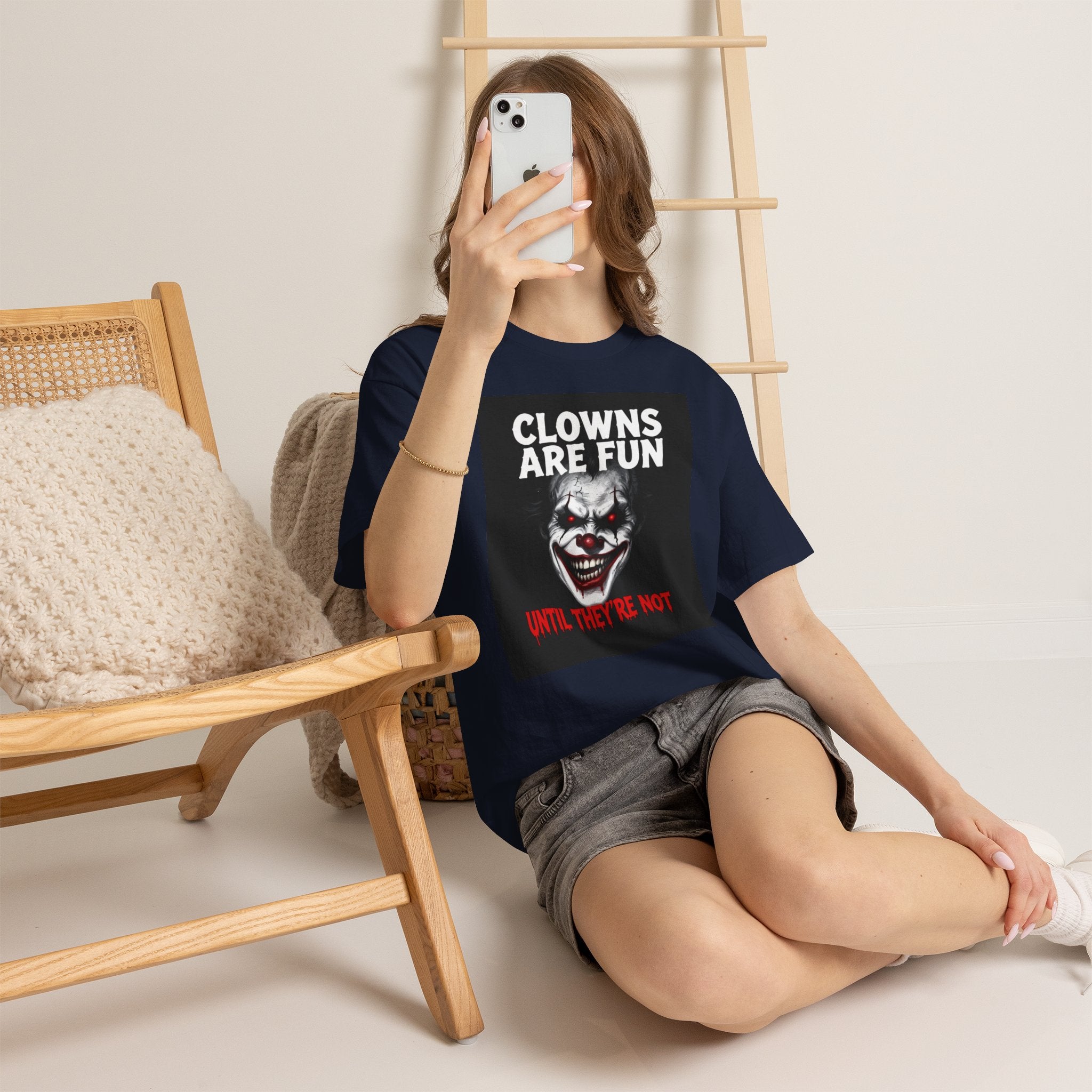 Creepy Clown T-Shirt — "Clowns Are Fun Until They're Not" Horror Tee