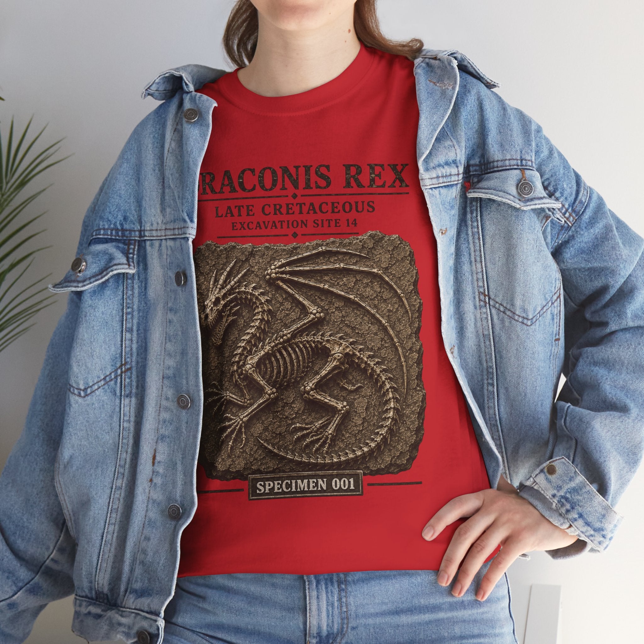 Draconis Rex Fossil T‑Shirt — Mythological Preservation Society Tee