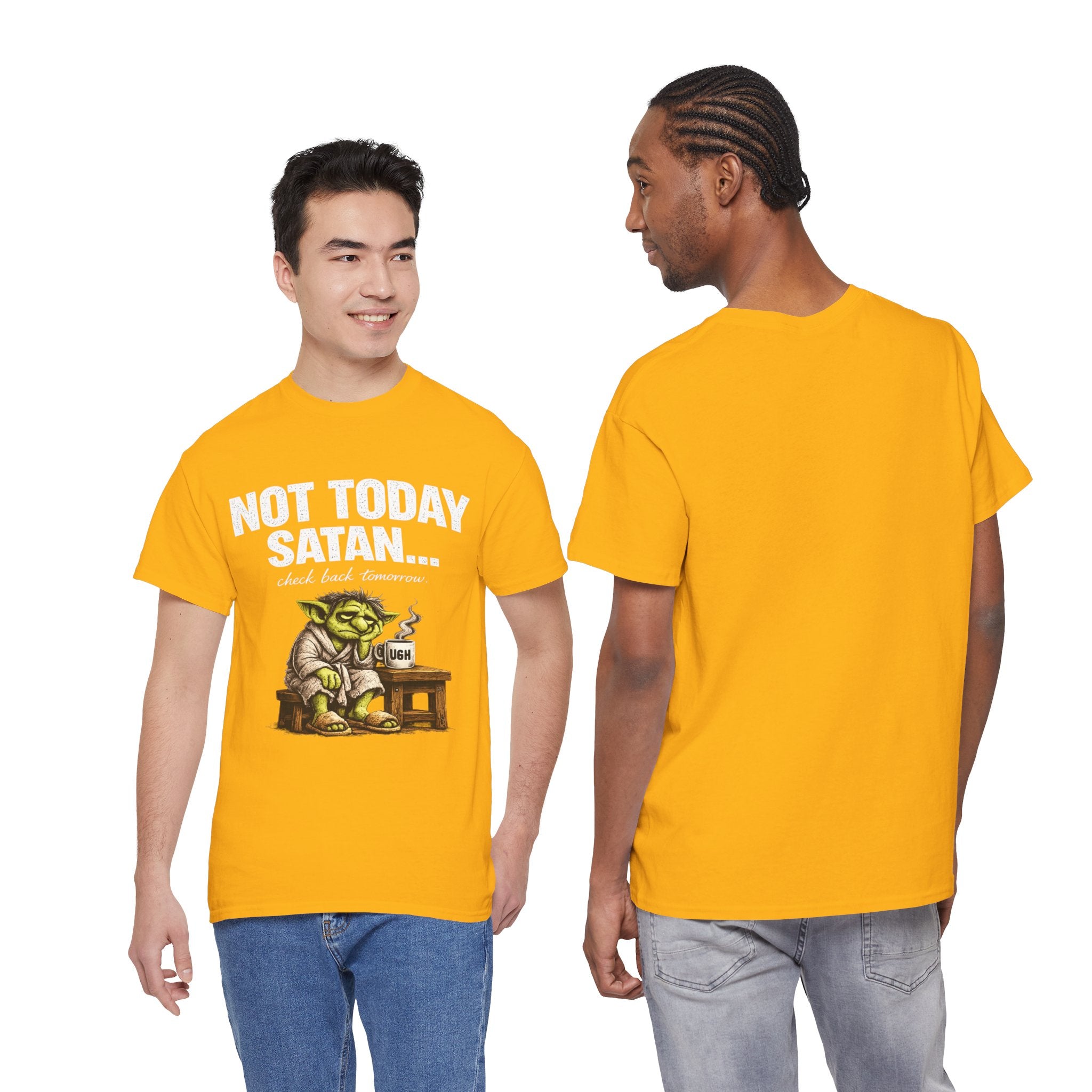 Not Today Satan Goblin Tee | Funny T-Shirt
