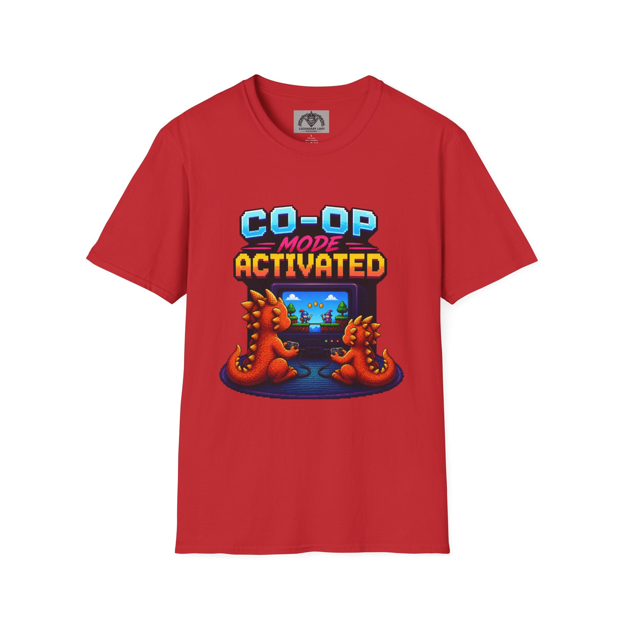 Co-Op Mode Activated Shirt | Gamer Dad Fathers Day Shirt | Retro Gaming Tee