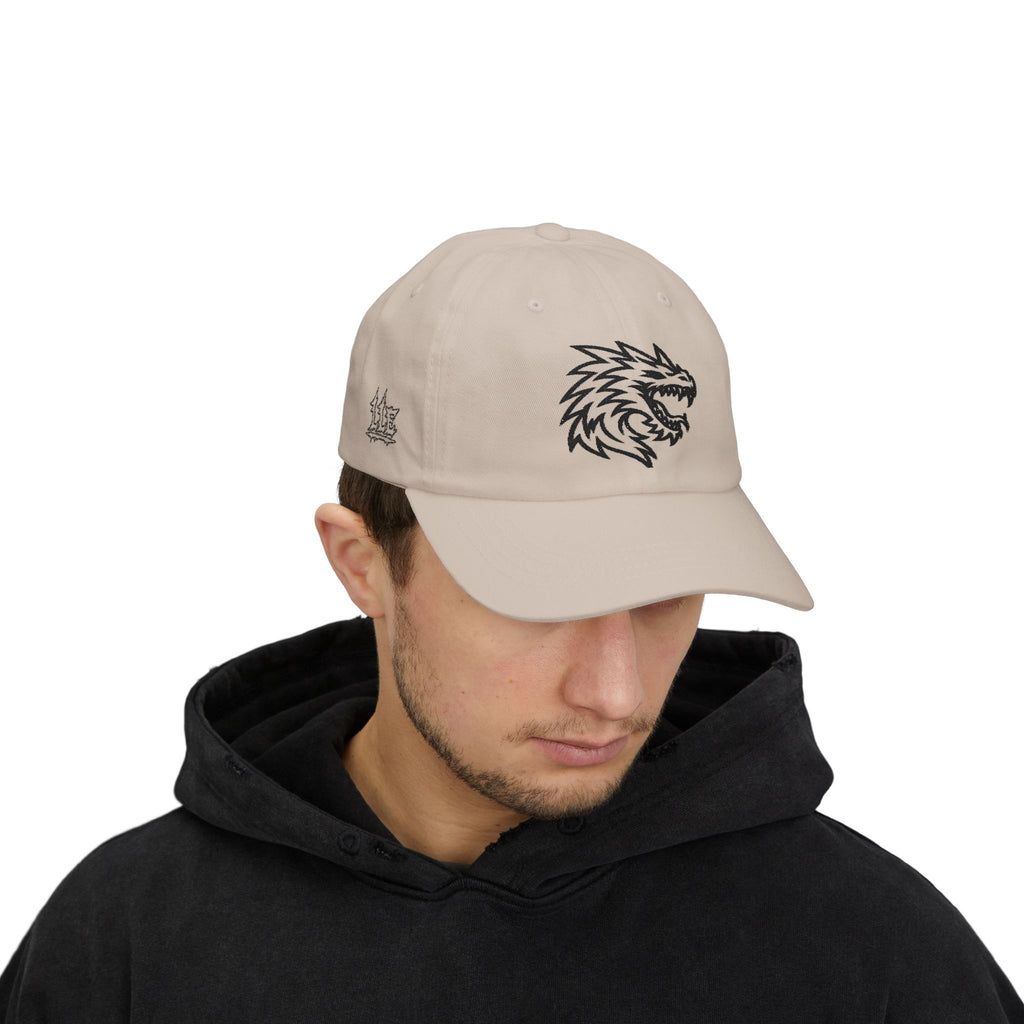 Dragon Head Dad Cap — Embroidered Streetwear Baseball Hat
