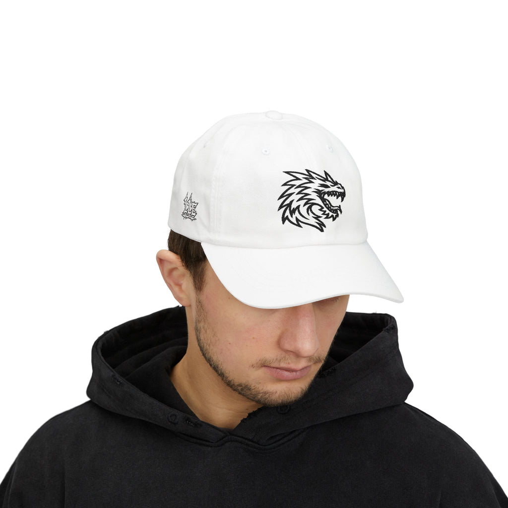 Dragon Head Dad Cap — Embroidered Streetwear Baseball Hat