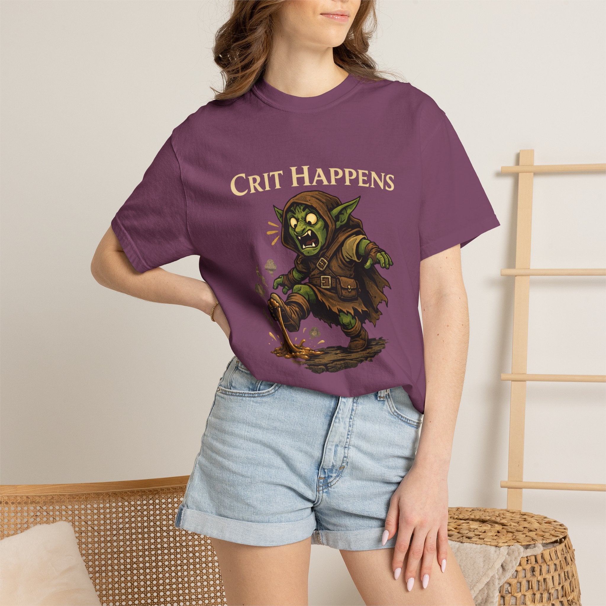 Crit Happens Goblin RPG T-Shirt