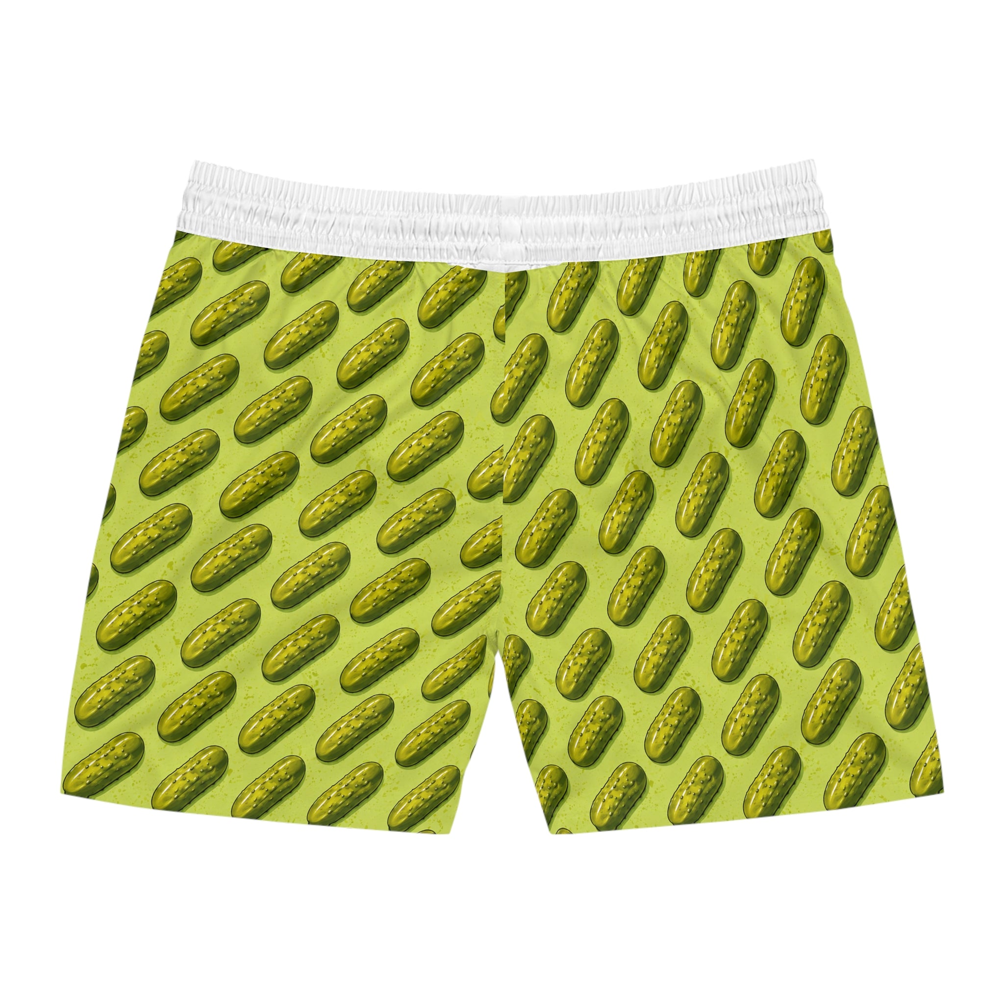 Pickle Pattern Swim Shorts | Pickle Print Beach Swimwear