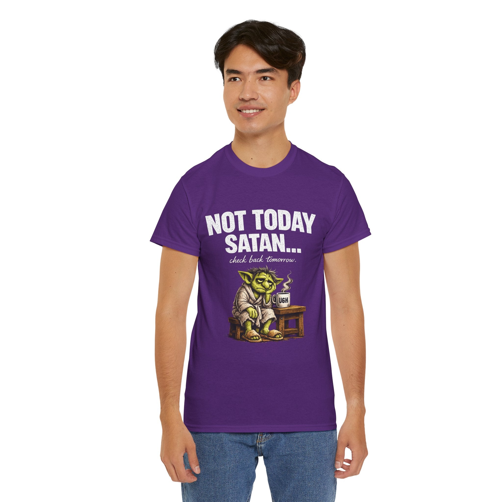 Not Today Satan Goblin Tee | Funny T-Shirt