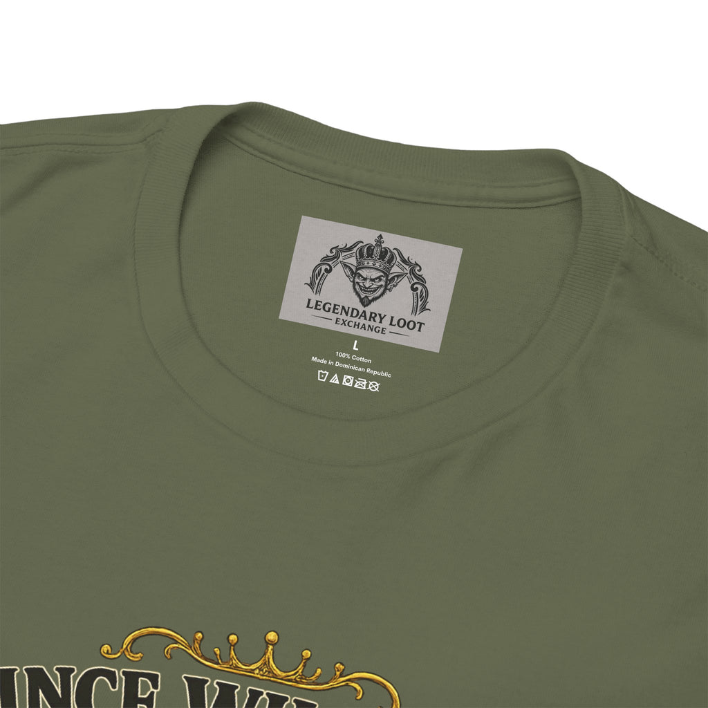 Cat T-Shirt — “Prince Williekins Is Not Impressed” Royal Cat Graphic Tee