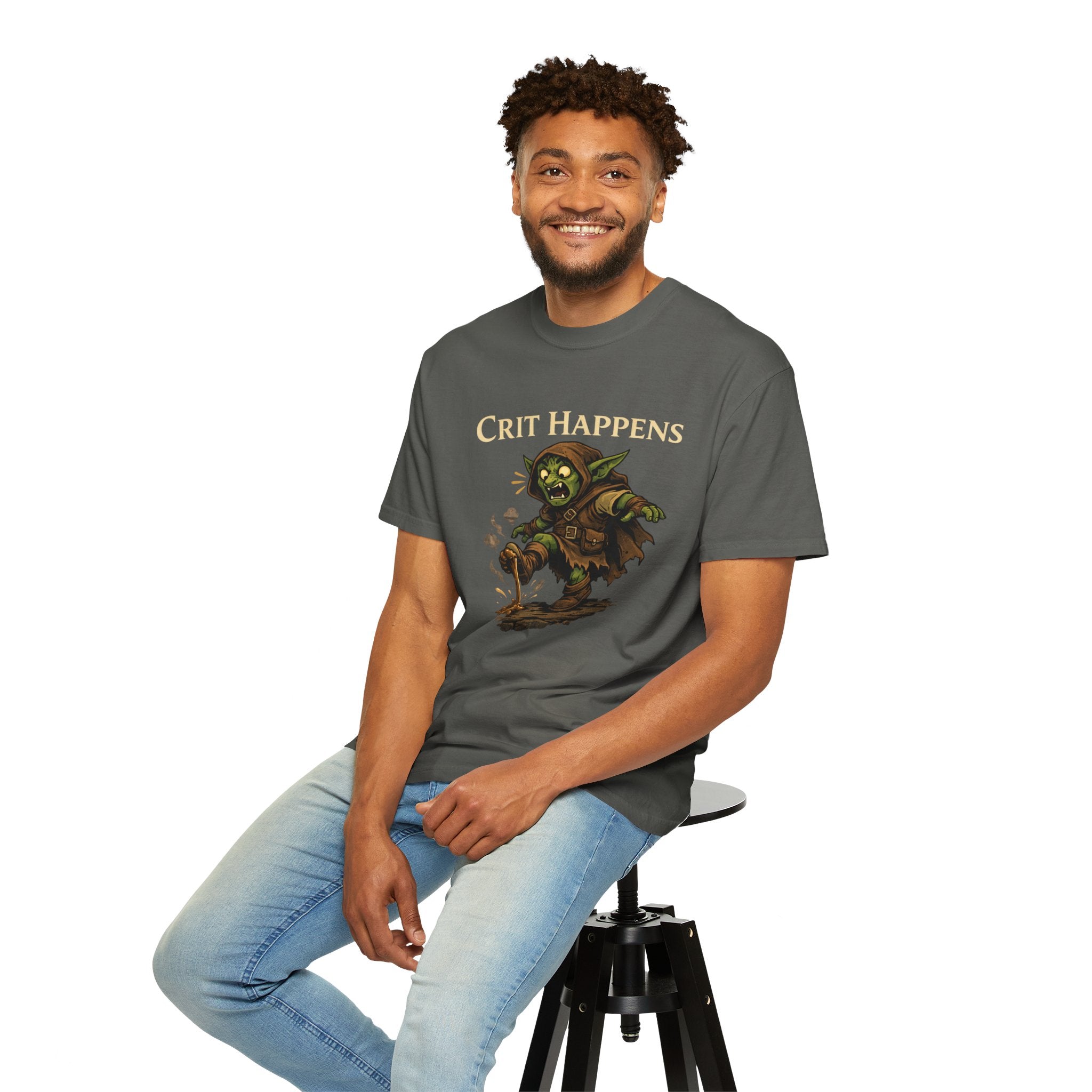 Crit Happens Goblin RPG T-Shirt