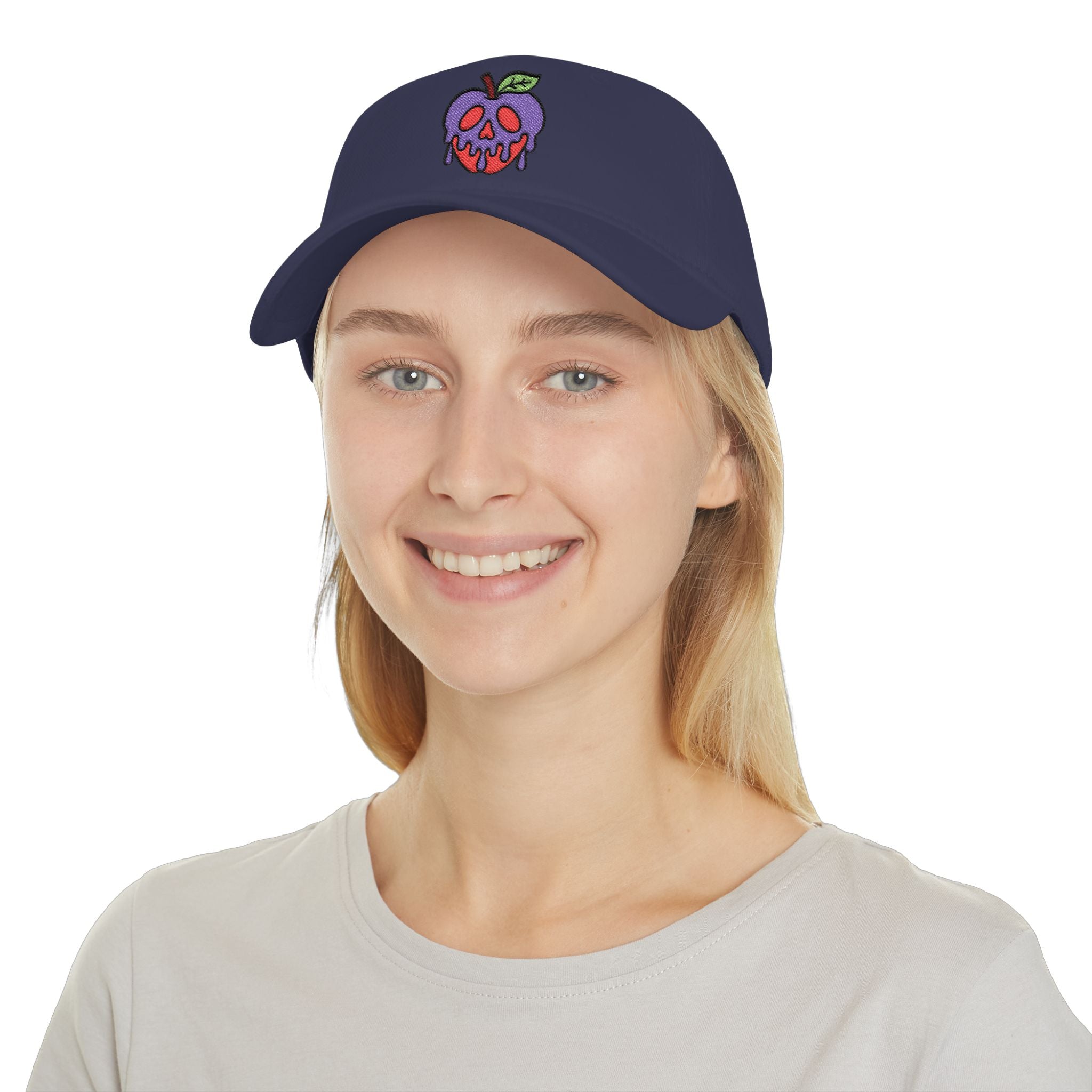 Dripping Poison Apple Cap — Embroidered Low Profile Baseball Hat