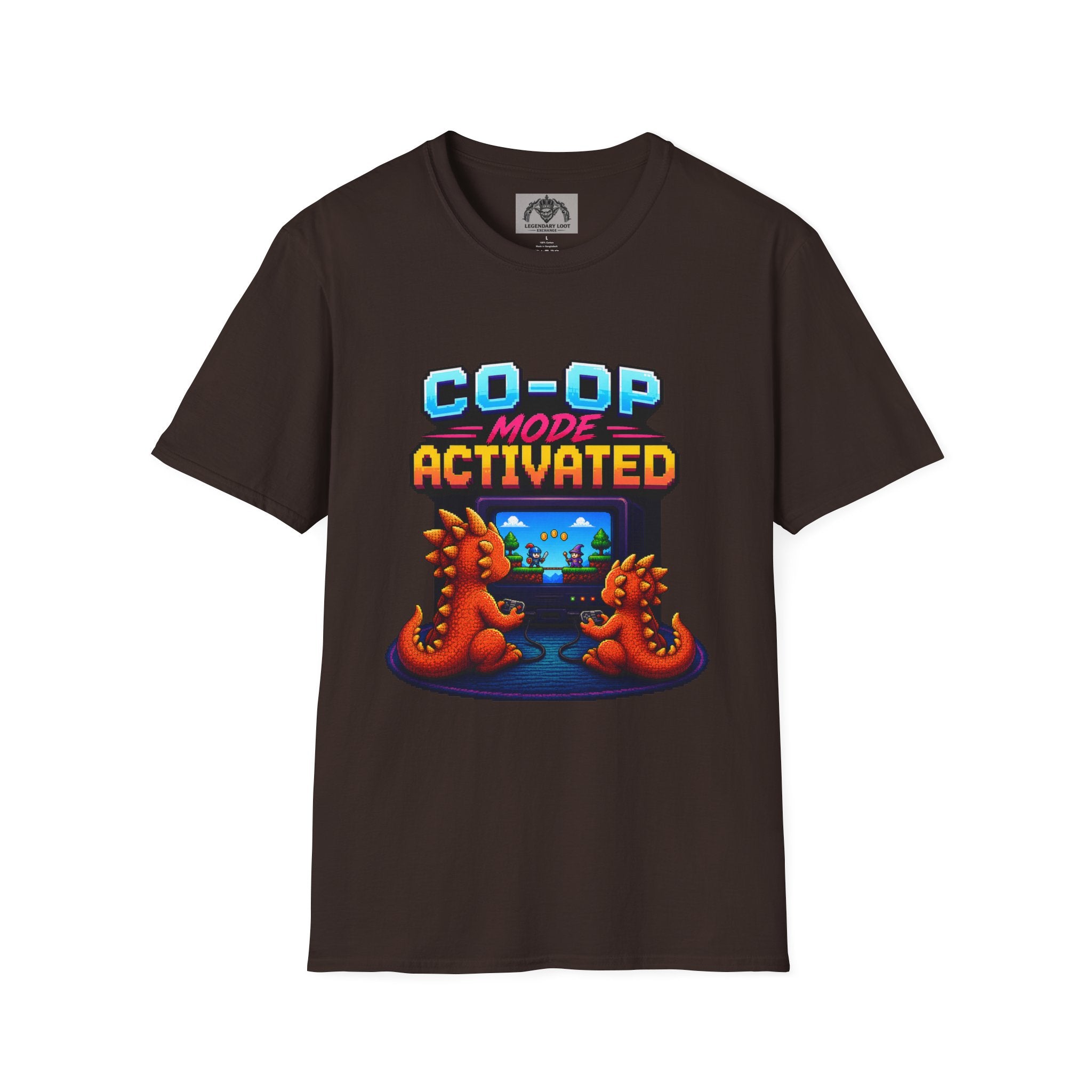 Co-Op Mode Activated Shirt | Gamer Dad Fathers Day Shirt | Retro Gaming Tee