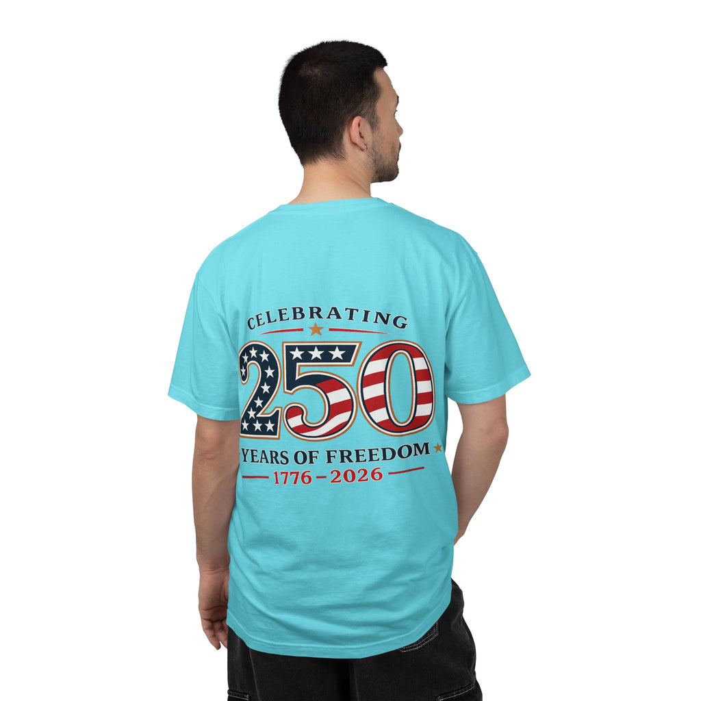 250 Years of Freedom 1776-2026 T-shirt | American Flag Patriotic Tee