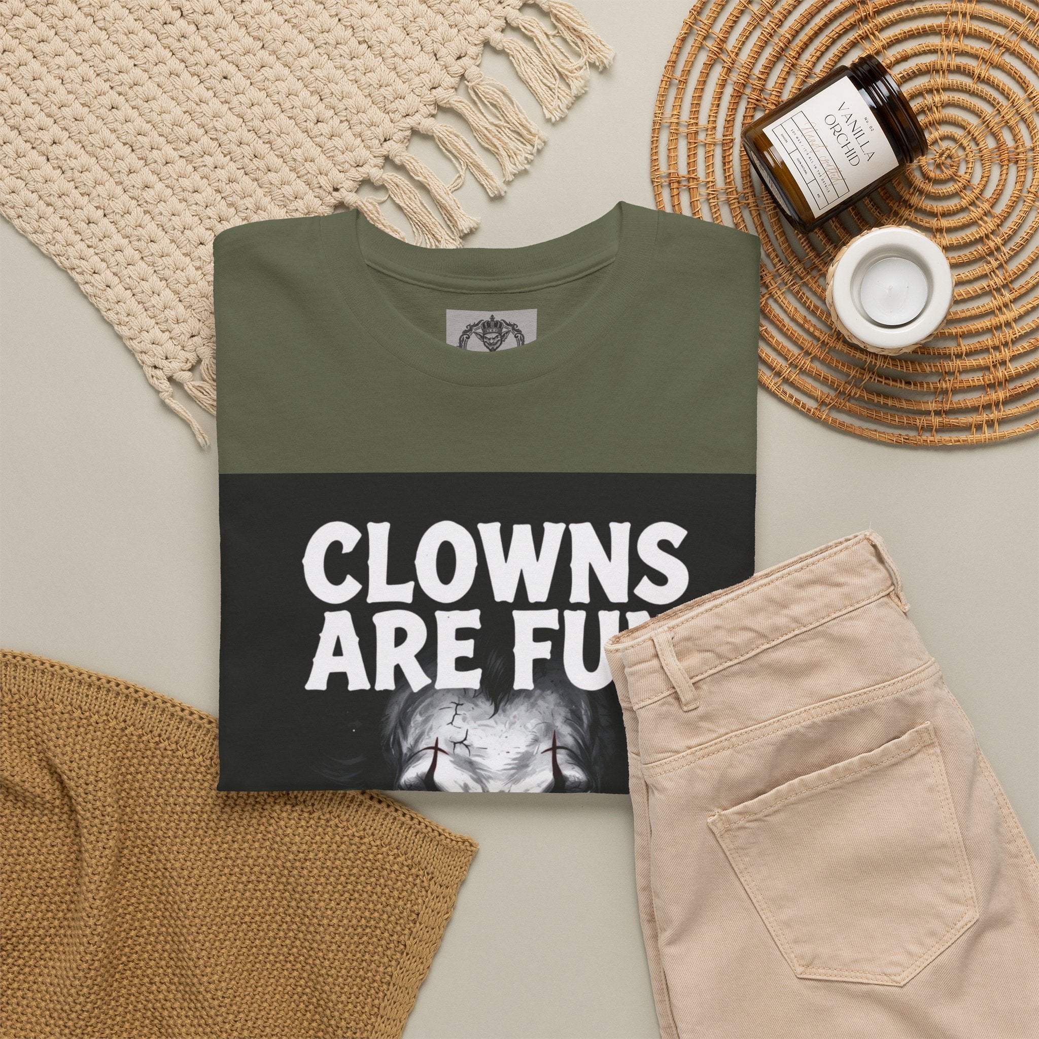 Creepy Clown T-Shirt — "Clowns Are Fun Until They're Not" Horror Tee