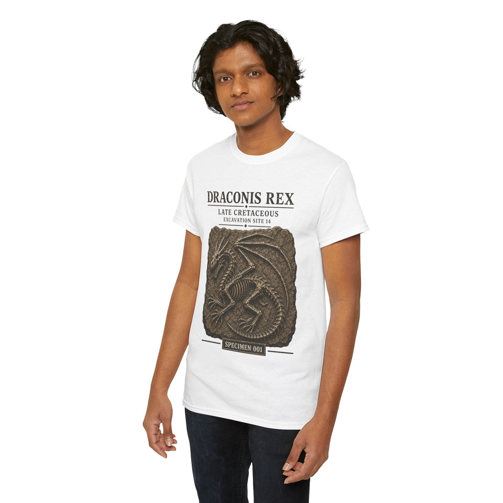 Draconis Rex Fossil T‑Shirt — Mythological Preservation Society Tee