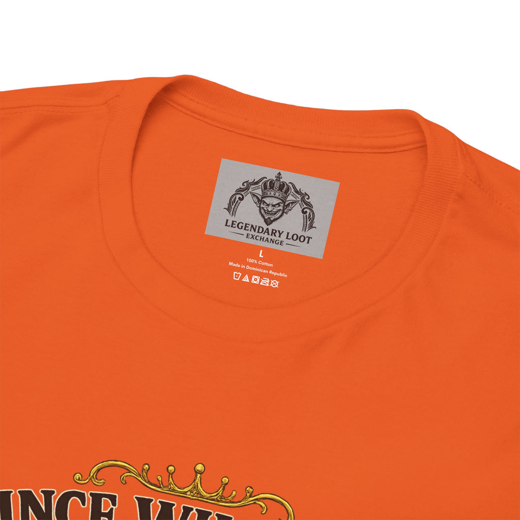 Cat T-Shirt — “Prince Williekins Is Not Impressed” Royal Cat Graphic Tee