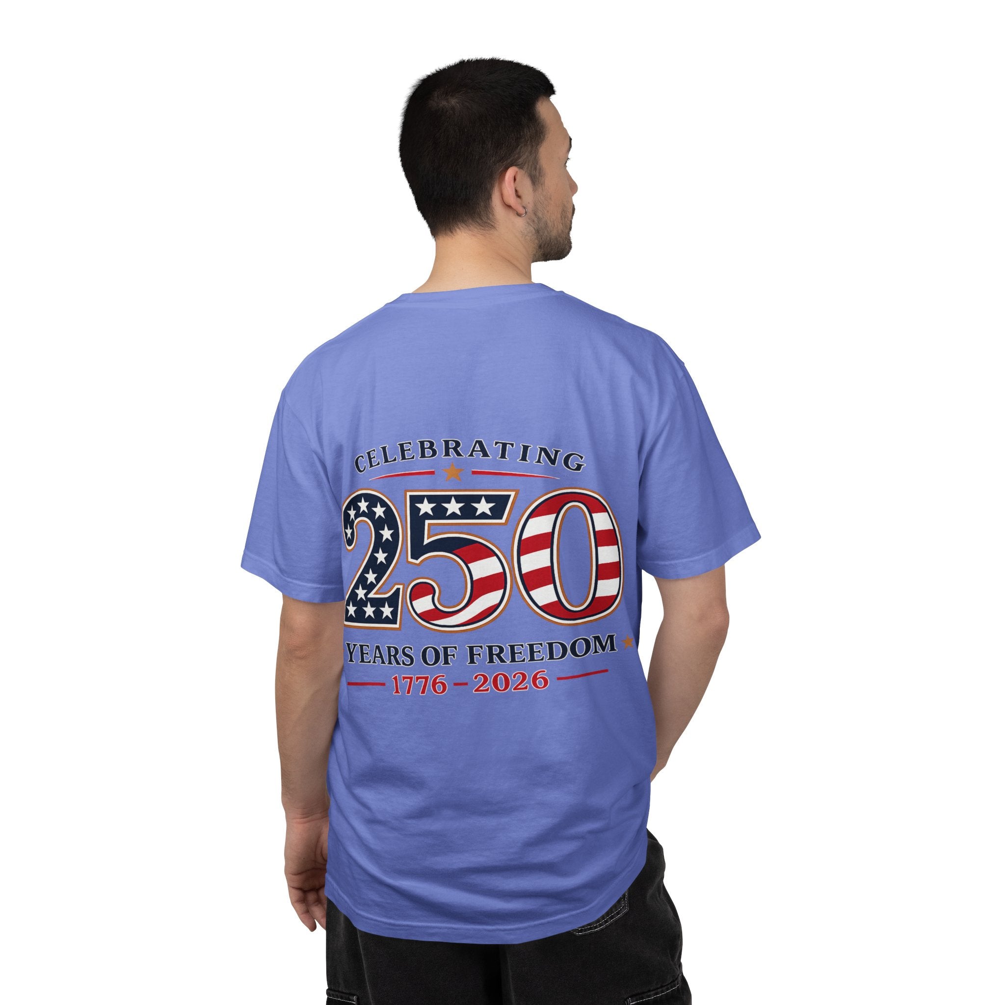 250 Years of Freedom 1776-2026 T-shirt | American Flag Patriotic Tee
