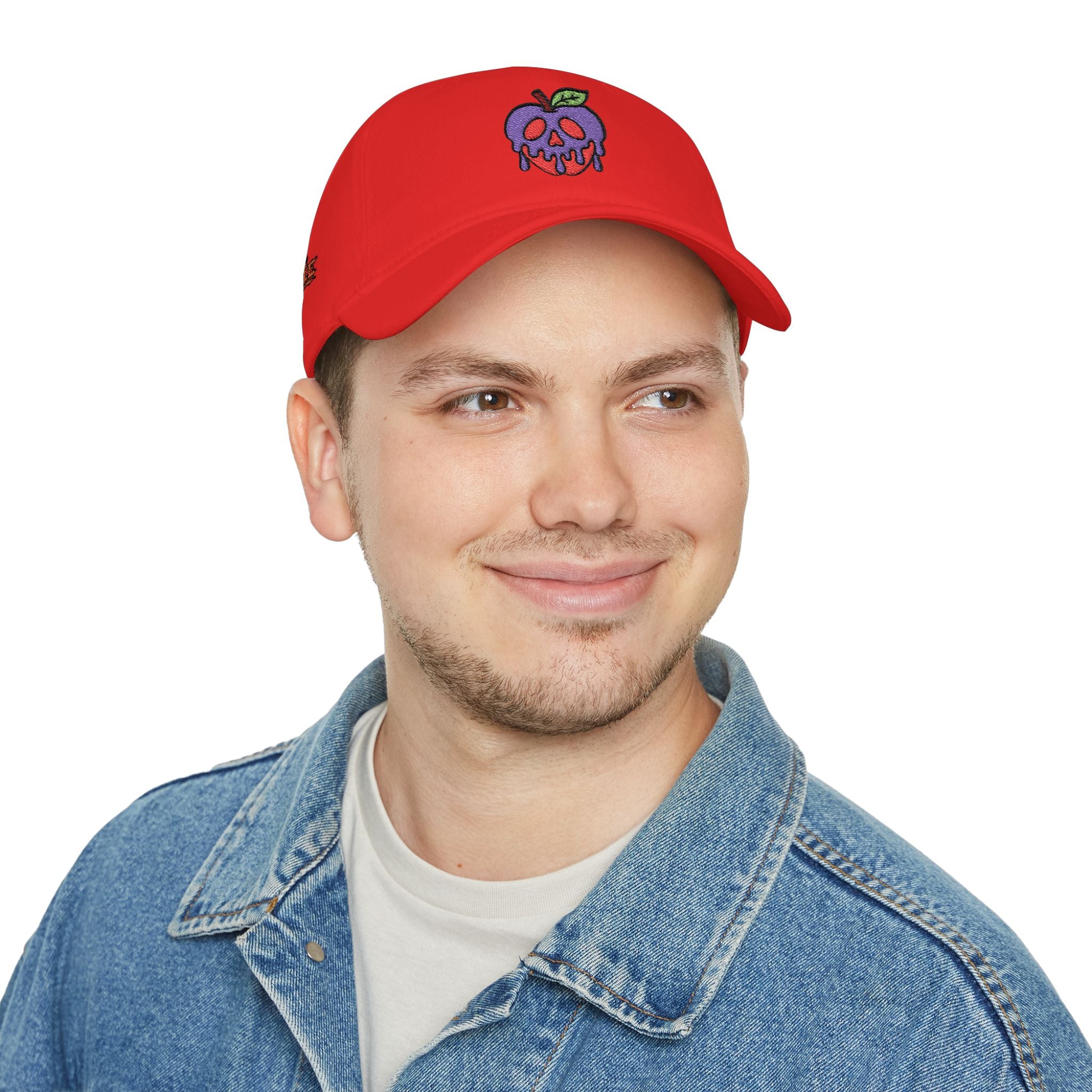 Dripping Poison Apple Cap — Embroidered Low Profile Baseball Hat