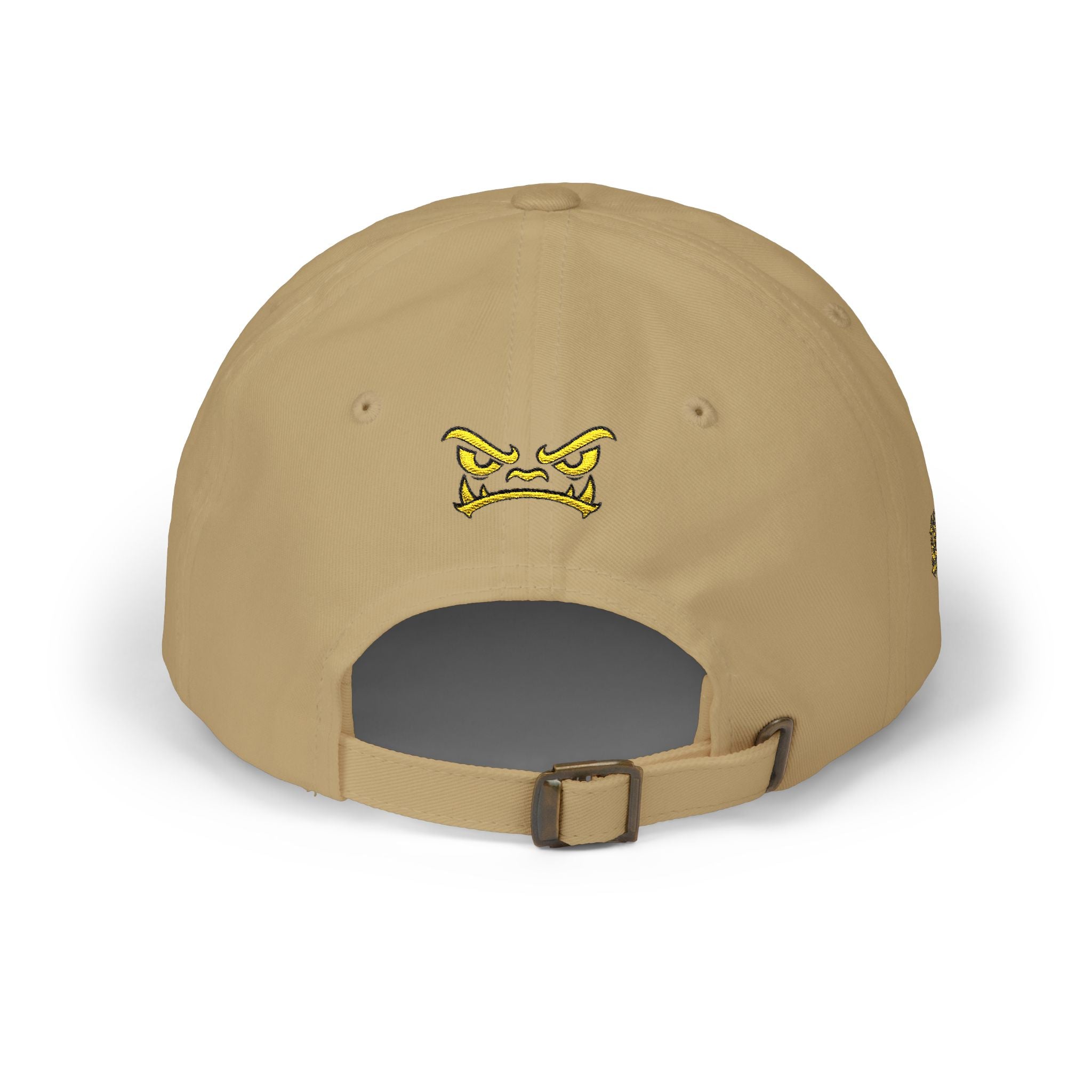 Golden Griffin Embroidered Cap | White Classic Dad Cap